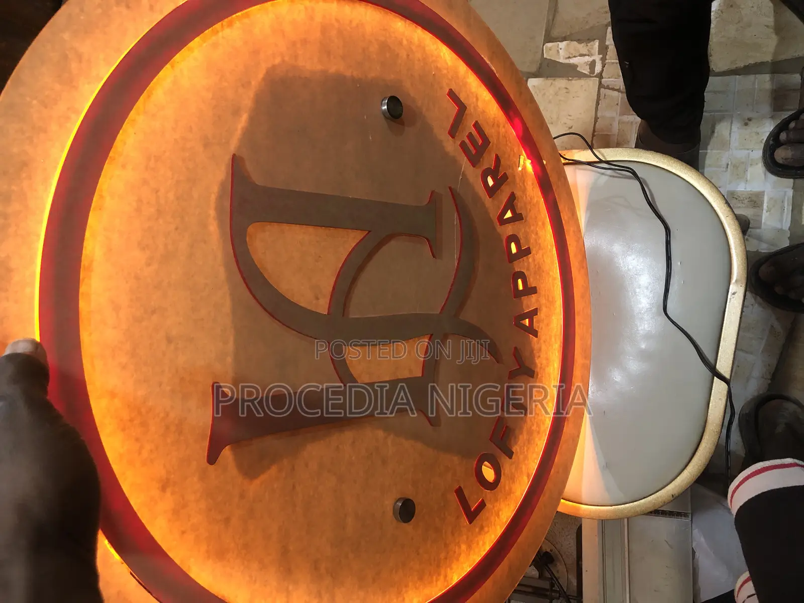 Custom Wall Suspended Acrylic Signage A2