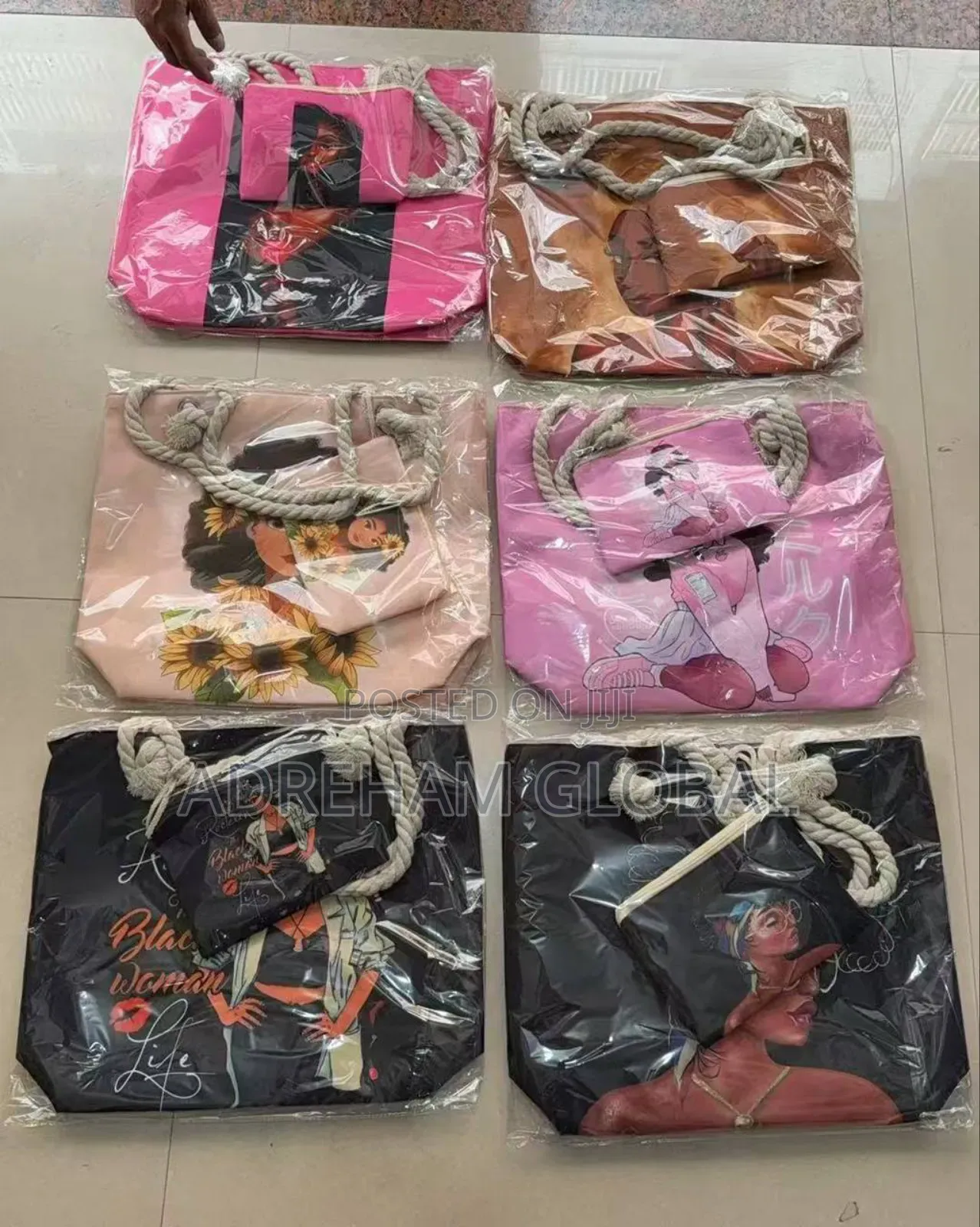 2in1 Tote Bag, Available in Different Colours and Designs