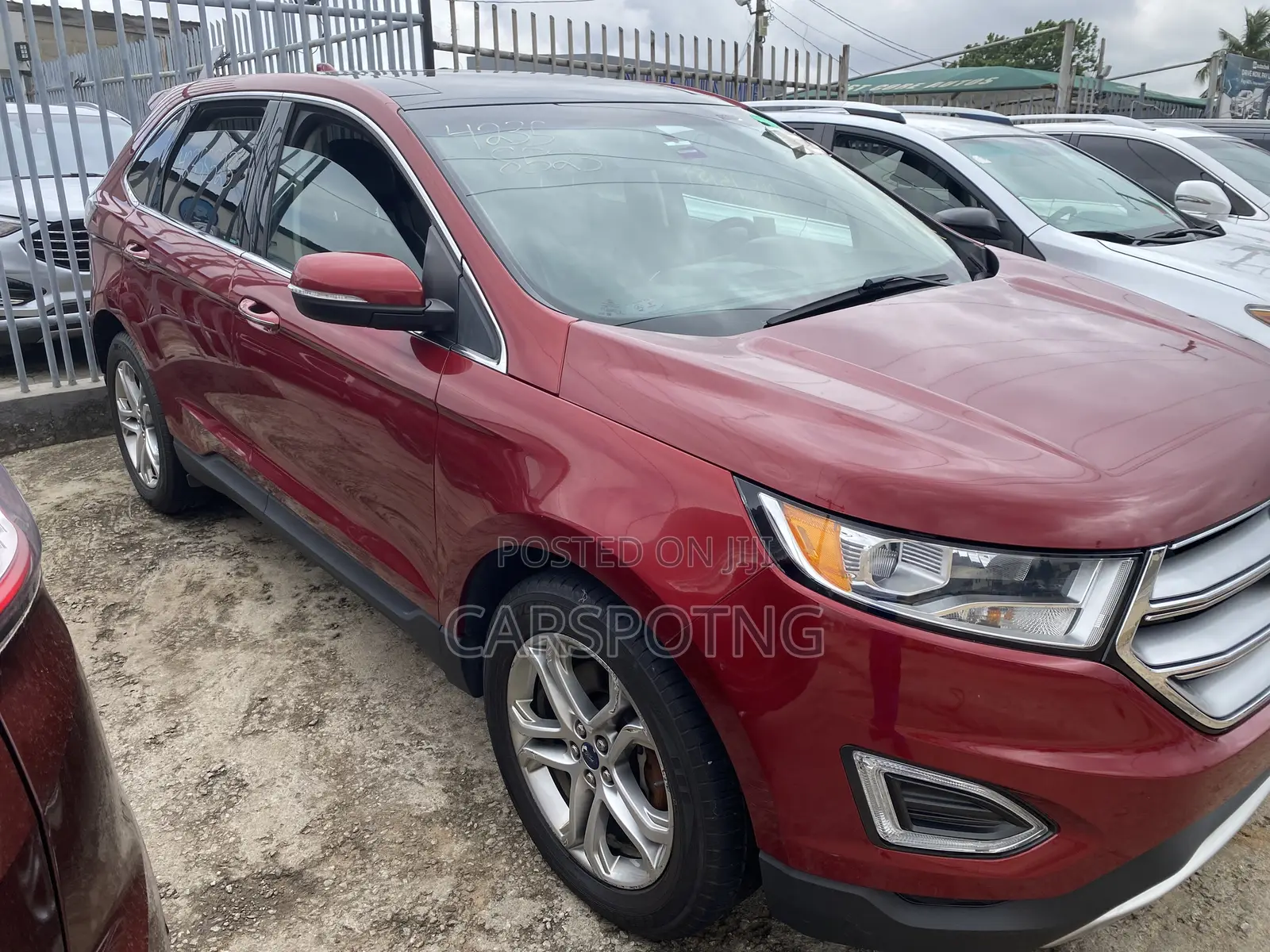 Ford Edge Titanium 4dr SUV (2.0L 4cyl Turbo 6A) 2015 Red