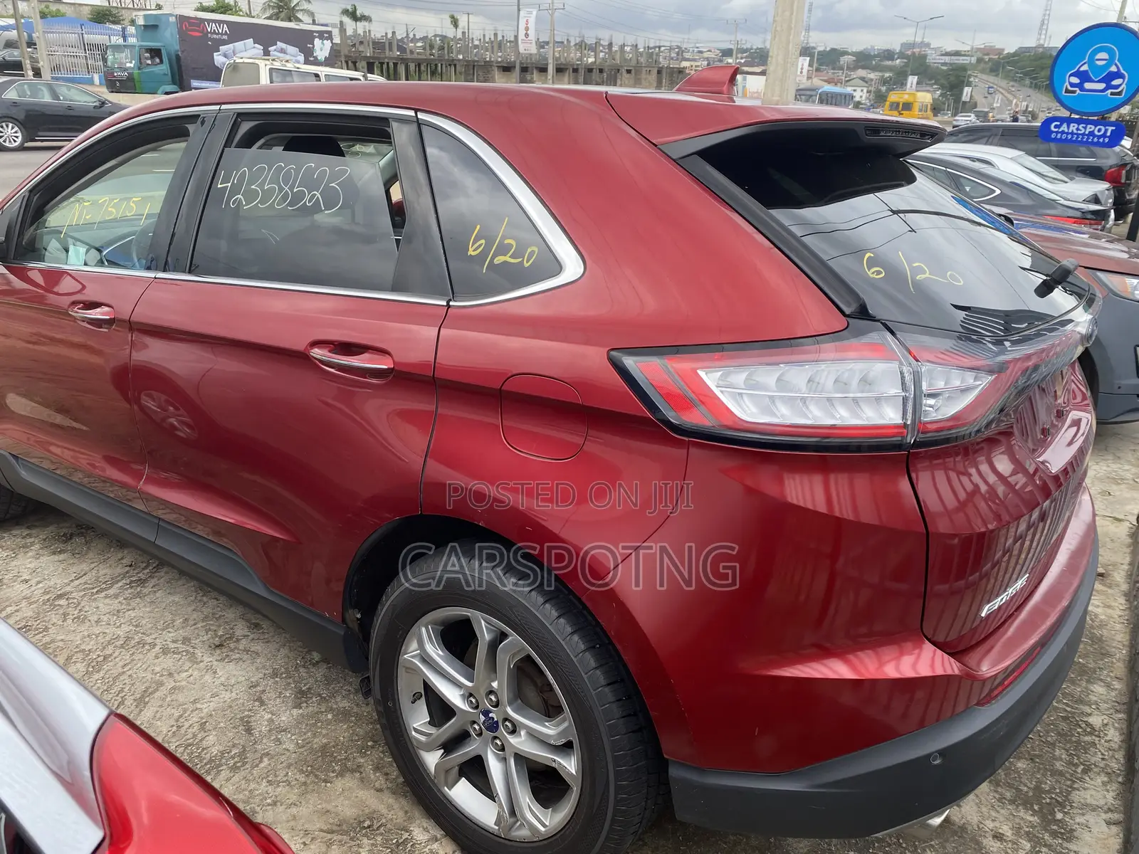 Ford Edge Titanium 4dr SUV (2.0L 4cyl Turbo 6A) 2015 Red
