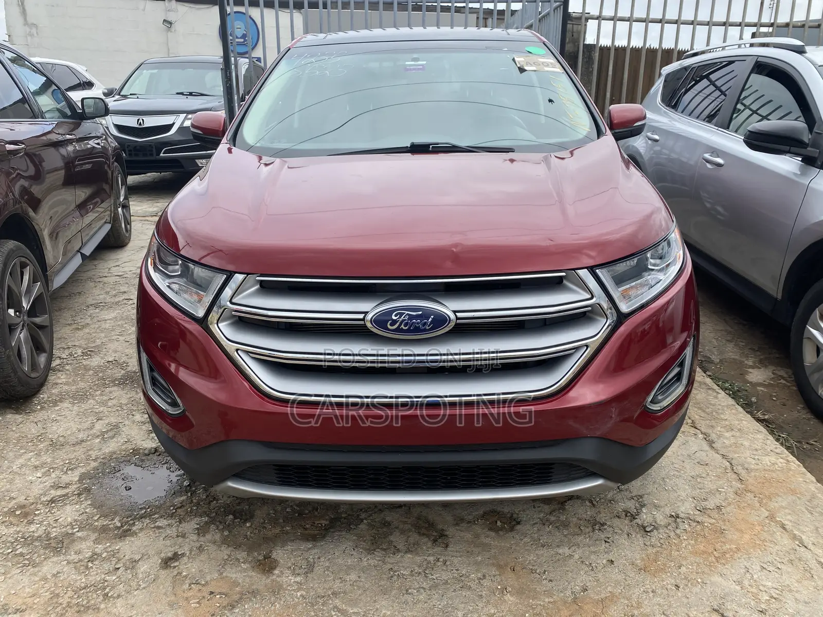 Ford Edge Titanium 4dr SUV (2.0L 4cyl Turbo 6A) 2015 Red