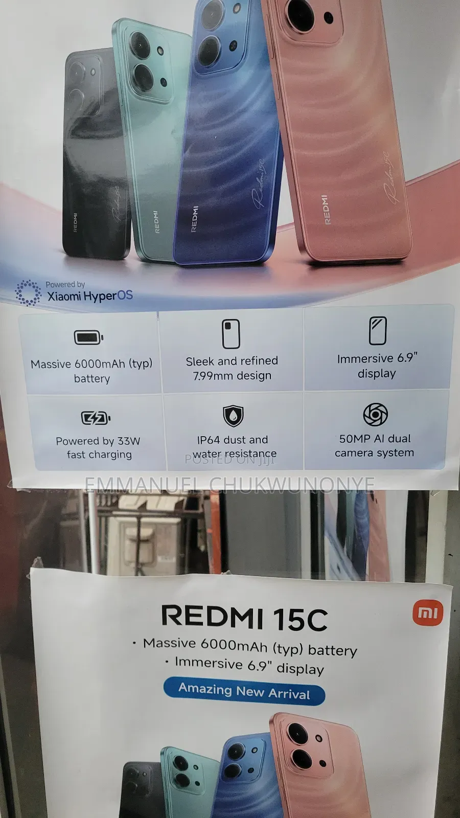 New Xiaomi Redmi 15C 4G 128 GB