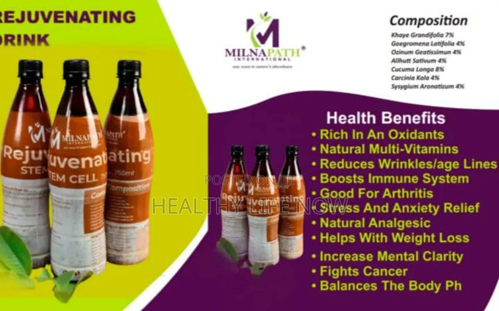 Order Your Milnapath Rejuvenating Drink Here