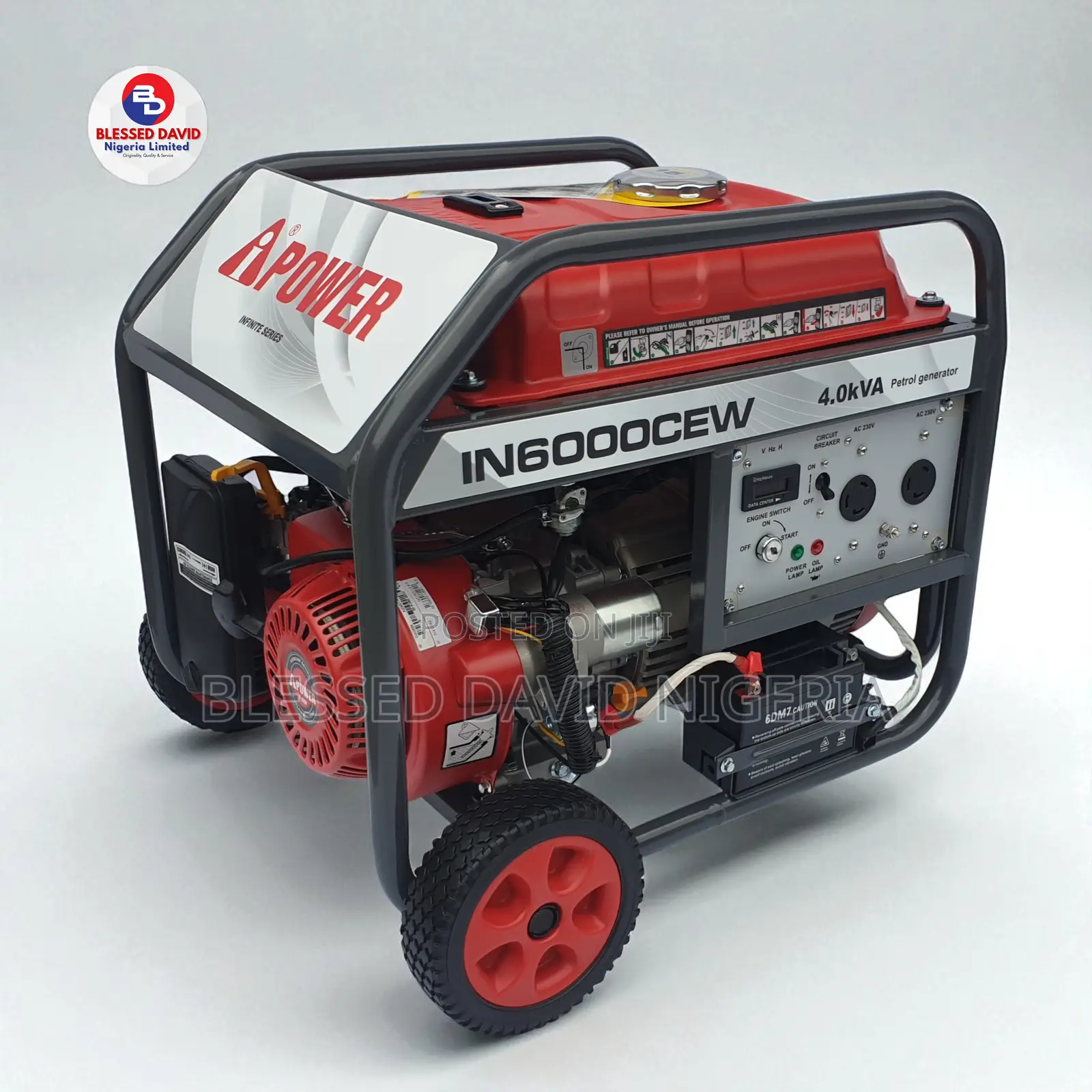 Ipower 4.0kva In6000cew Key Starter Generator