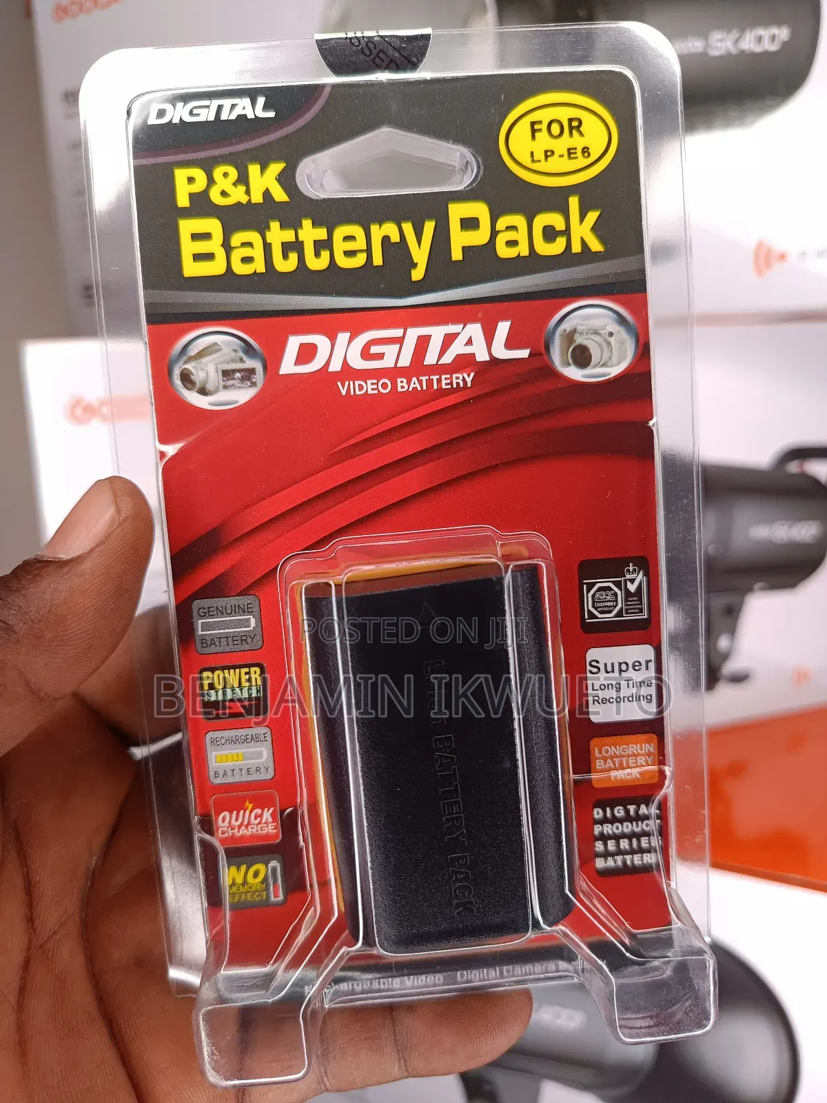 Camera Battery for Nikon and Canon