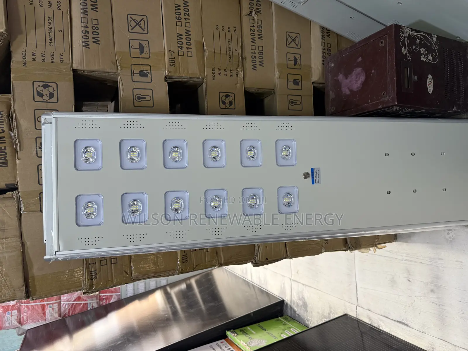 12 Eye All In One 100w Wakatek Aio Solar Street Light