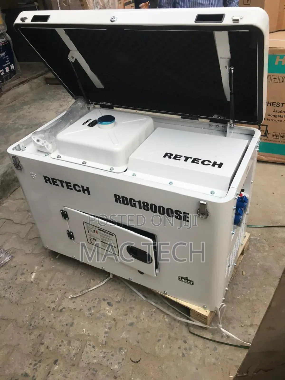 Retech 12kva 3phase Soundproof Diesel Generator