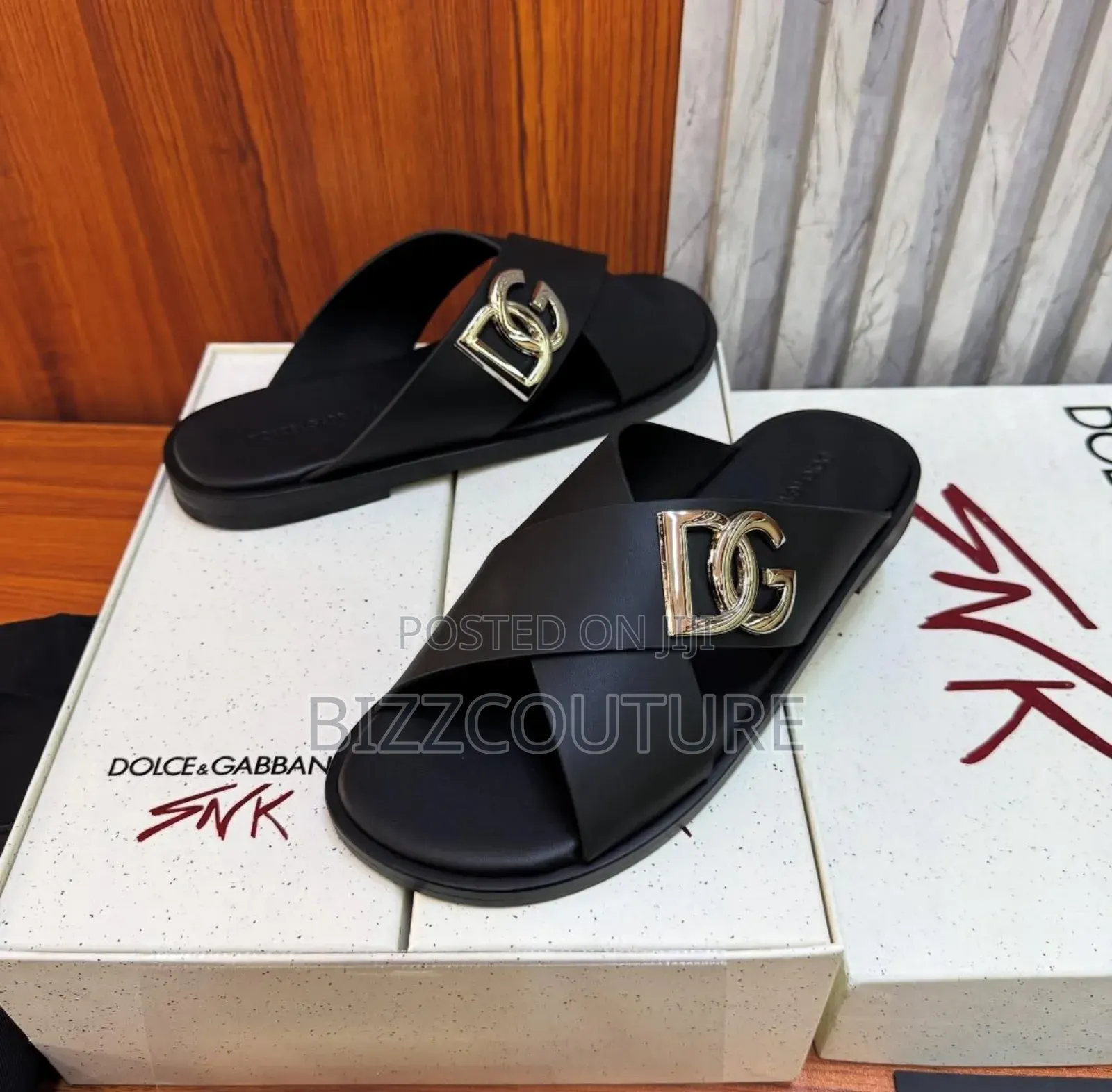 Original Dolce Gabbana Slippers Available in Store