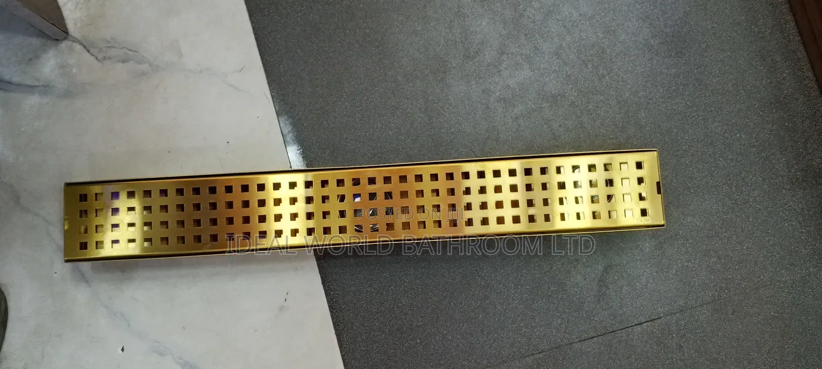 Quality 60cm Gold Floor Drain