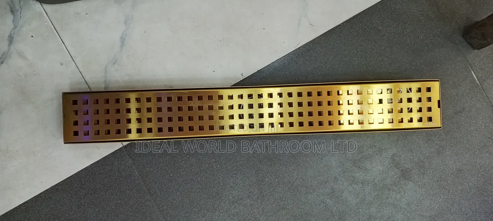 Quality 60cm Gold Floor Drain