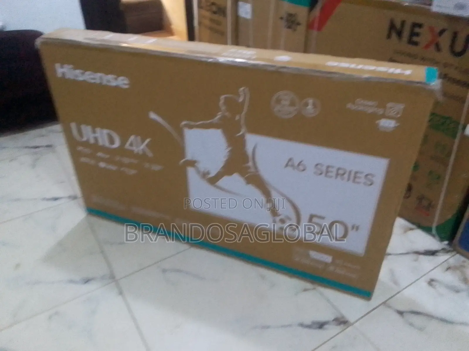 Hisense 50'' Inches Smart Uhd Tv (A6n) - Black +1 Year Warranty