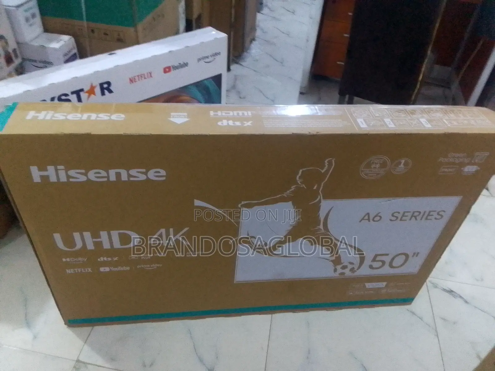 Hisense 50" Smart Uhd Tv With Crisp Picture