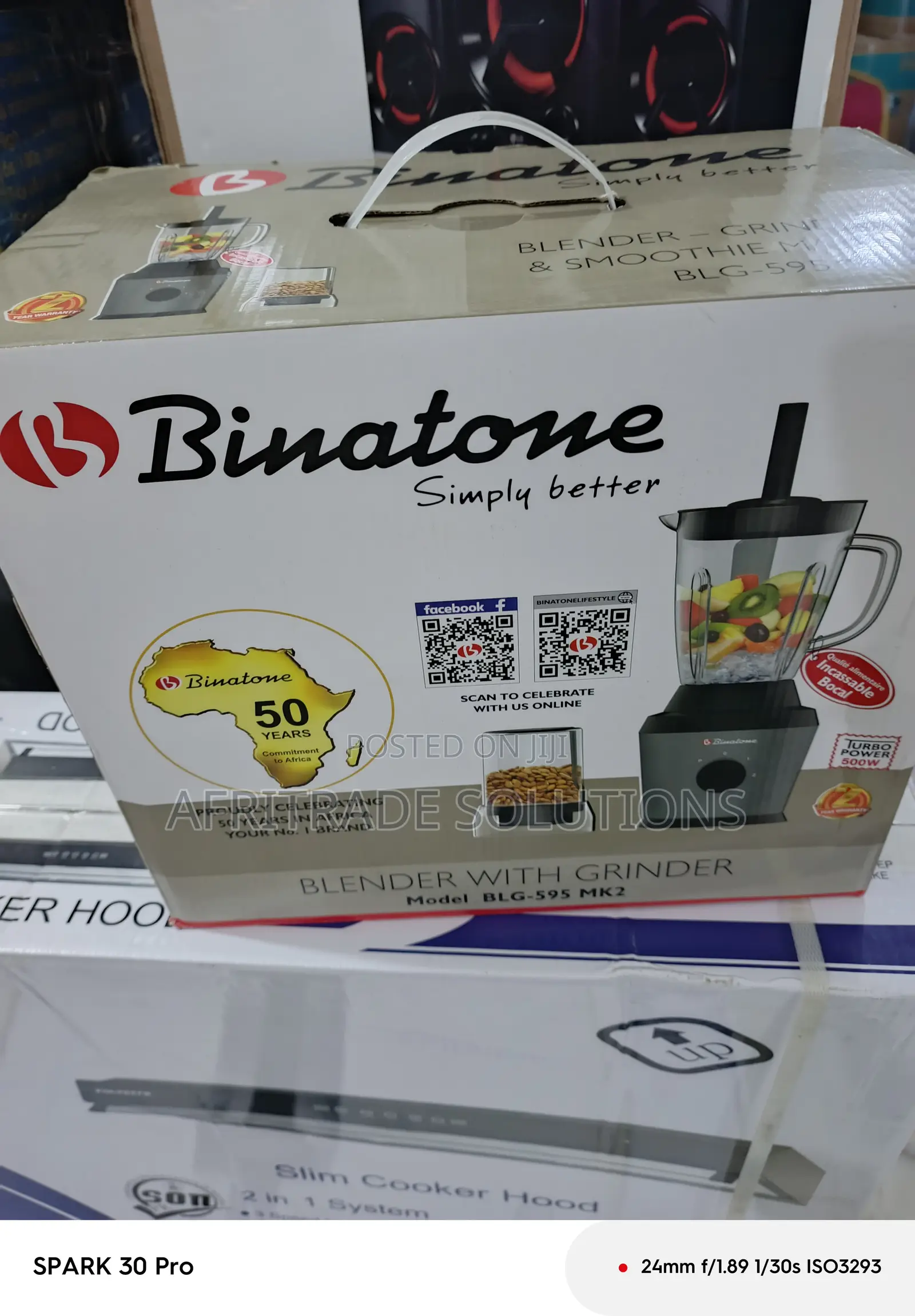 Binatone BLG-595 Mk2 – 2-Speed Blender With Pulse