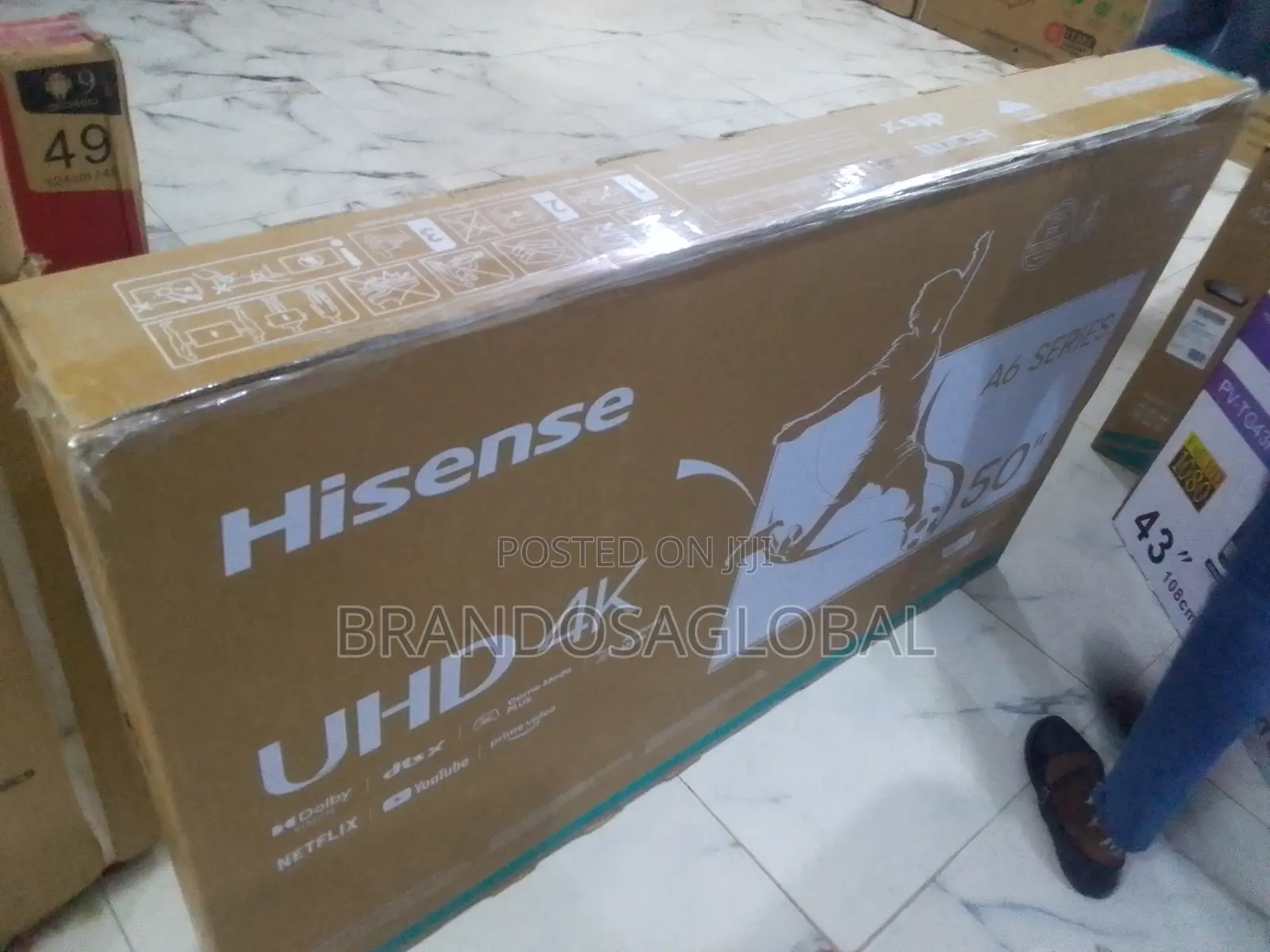 Hisense 50" Tv – Smart and Ultra Hd Clarity