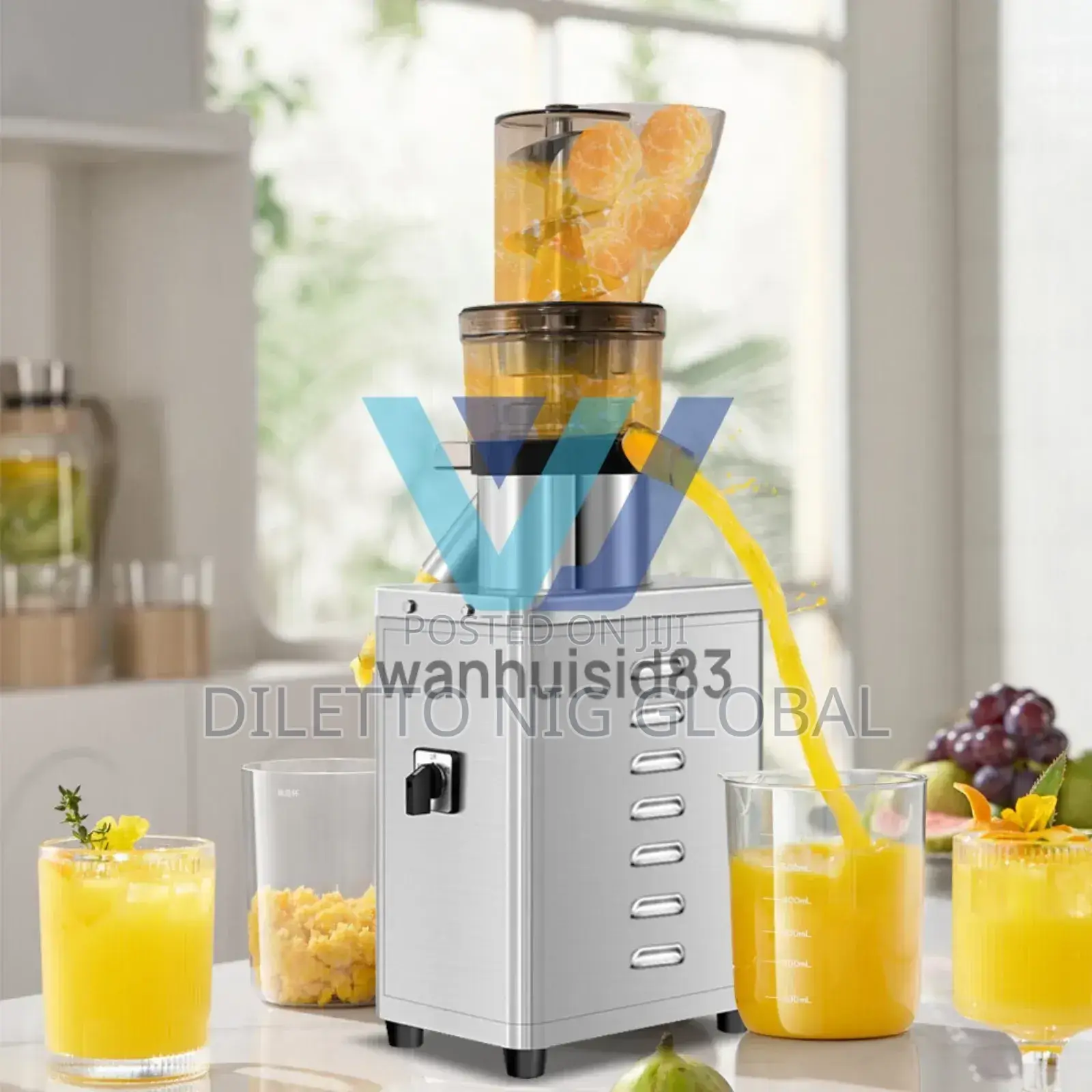 Non Stop Big Commercial Juicer With Wide Mouth