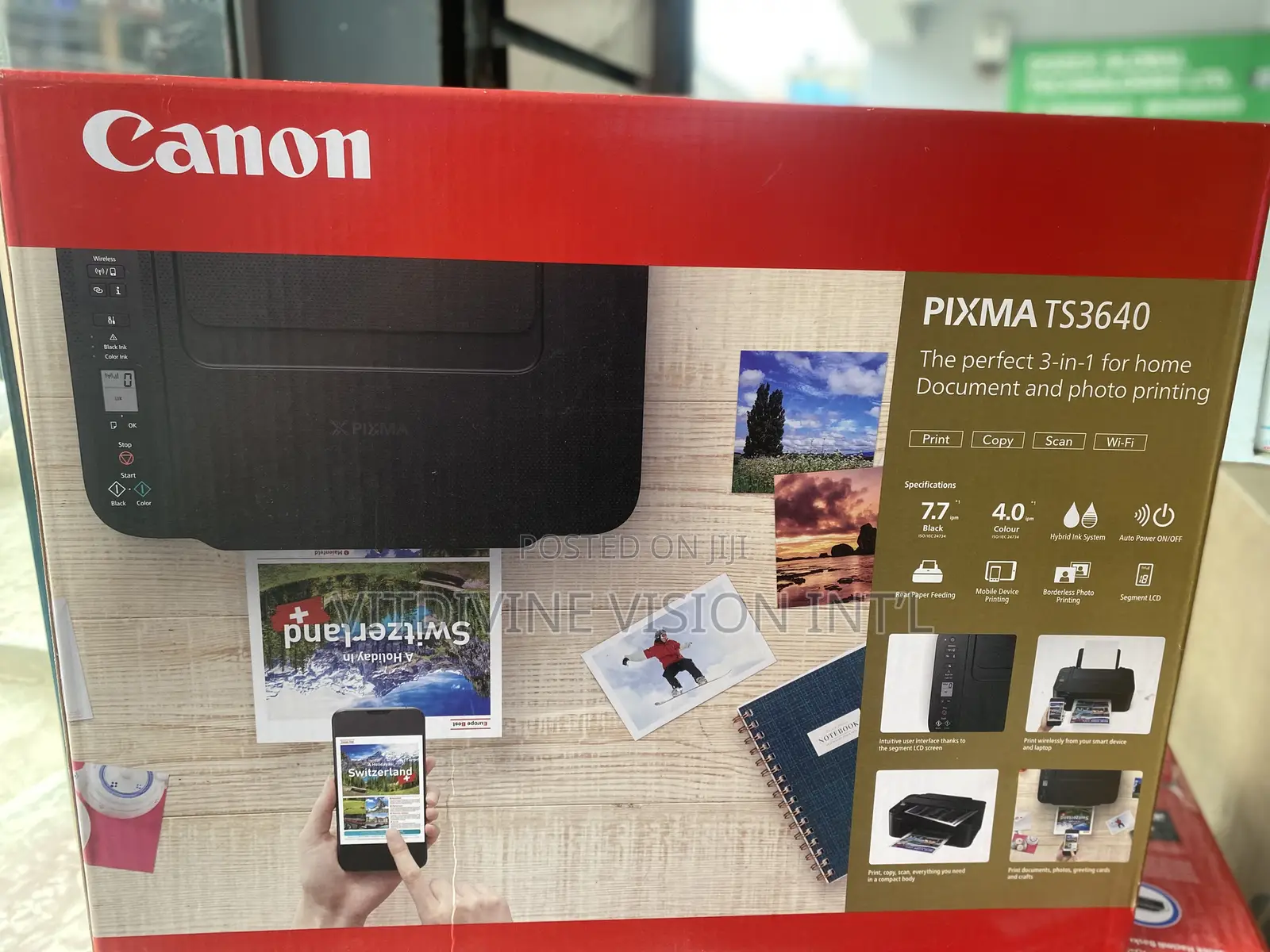 Canon Pixma Ts3640 All-in-One Wireless Printer
