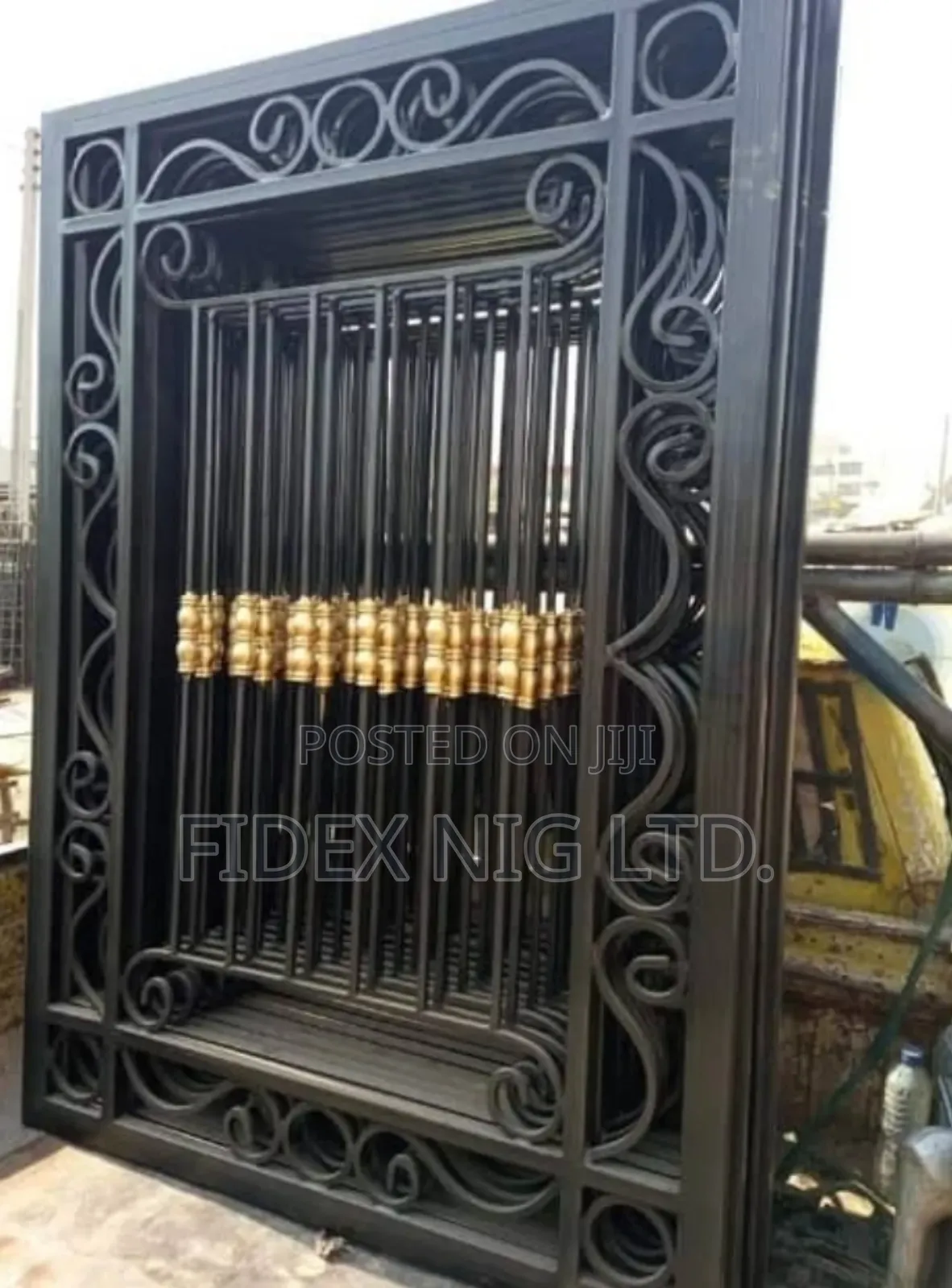 Wrought Iron Window Budglary Design