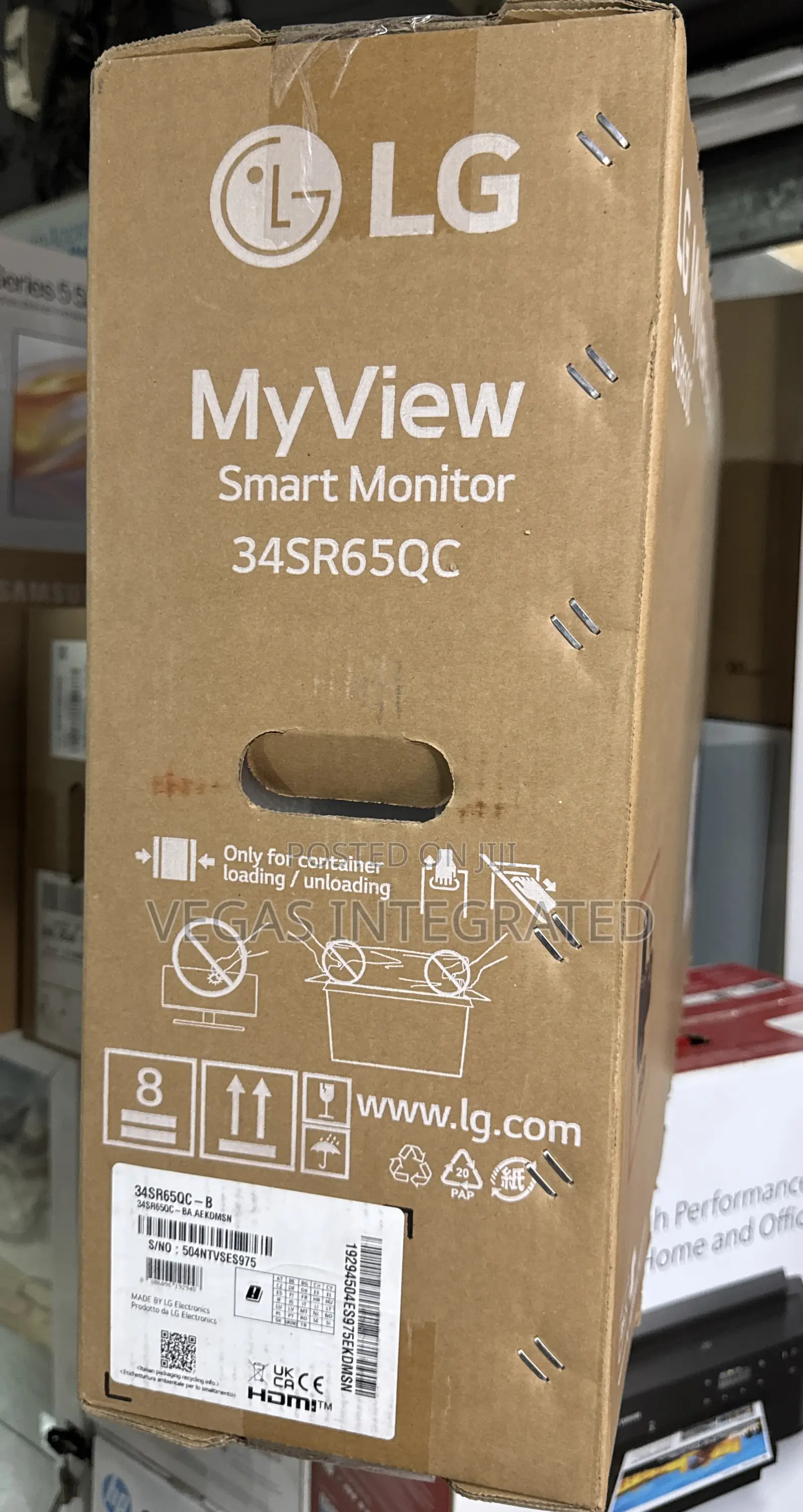 Lg Myview Smart 34” 21:9 Curved Wqhd (3440x1440) With Webos