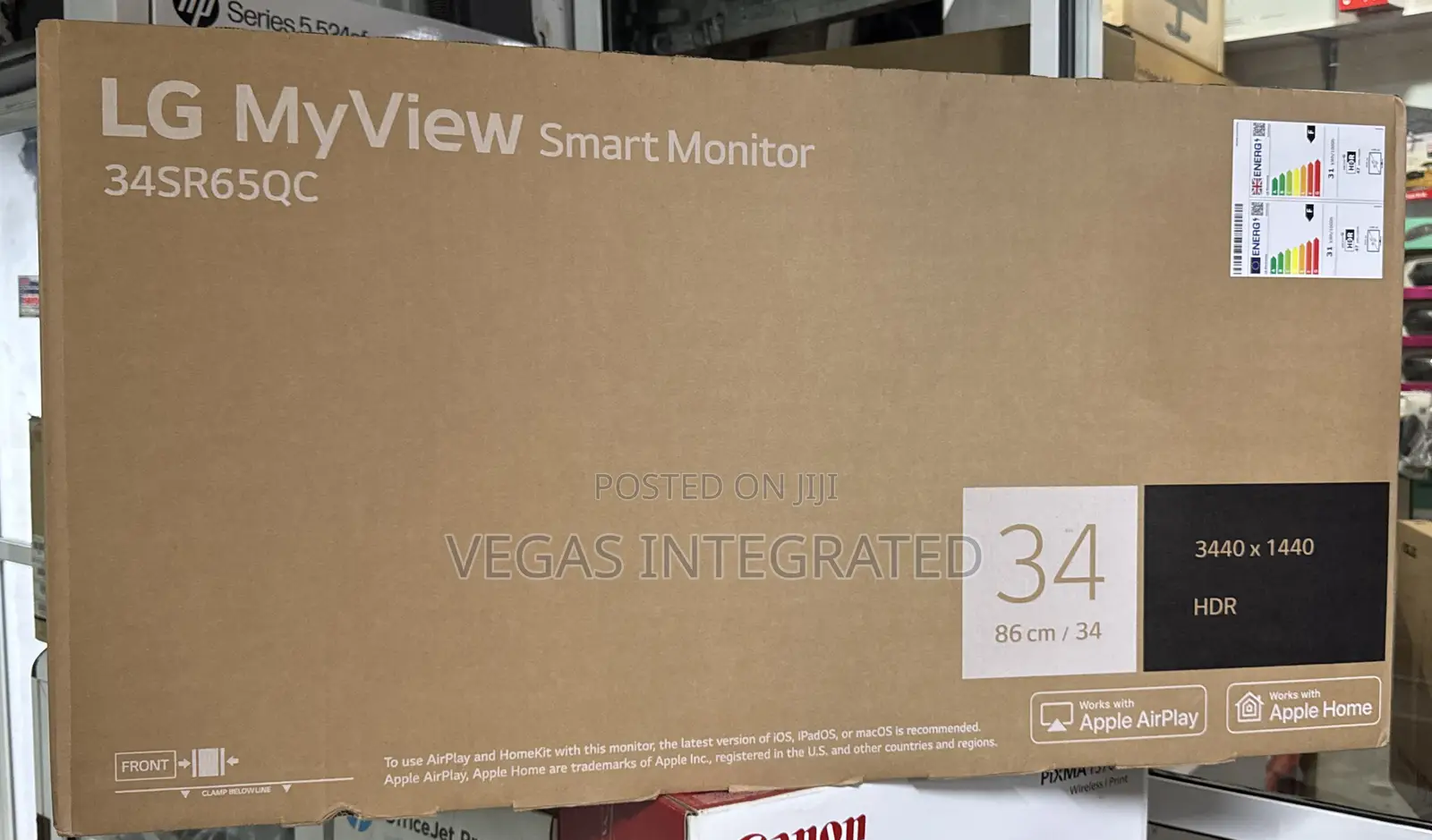 Lg Myview Smart 34” 21:9 Curved Wqhd (3440x1440) With Webos