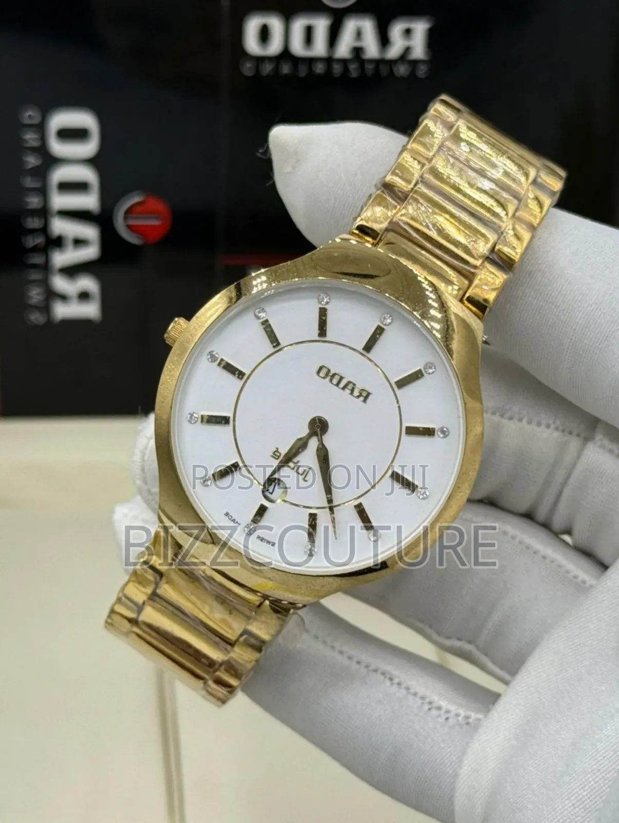 Original Rado Gold Stainless Steel, Calendar Watch in Store