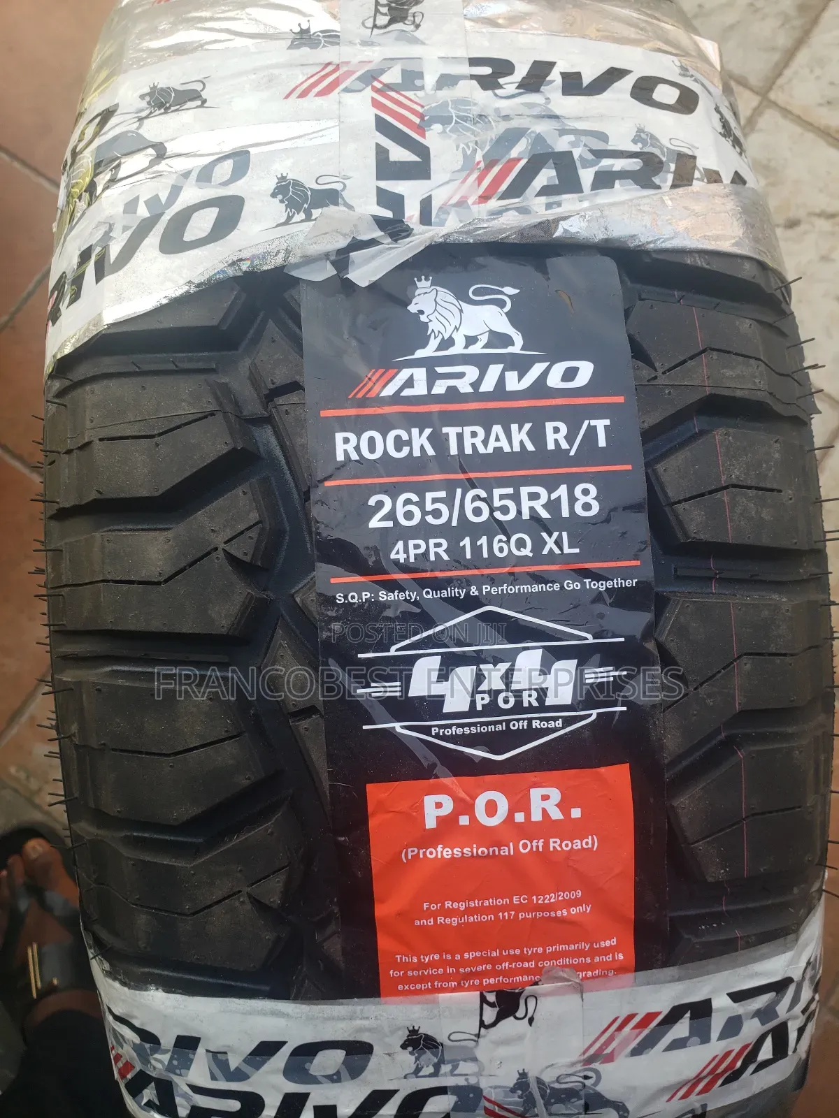 265/65r18 Arivo Tyre
