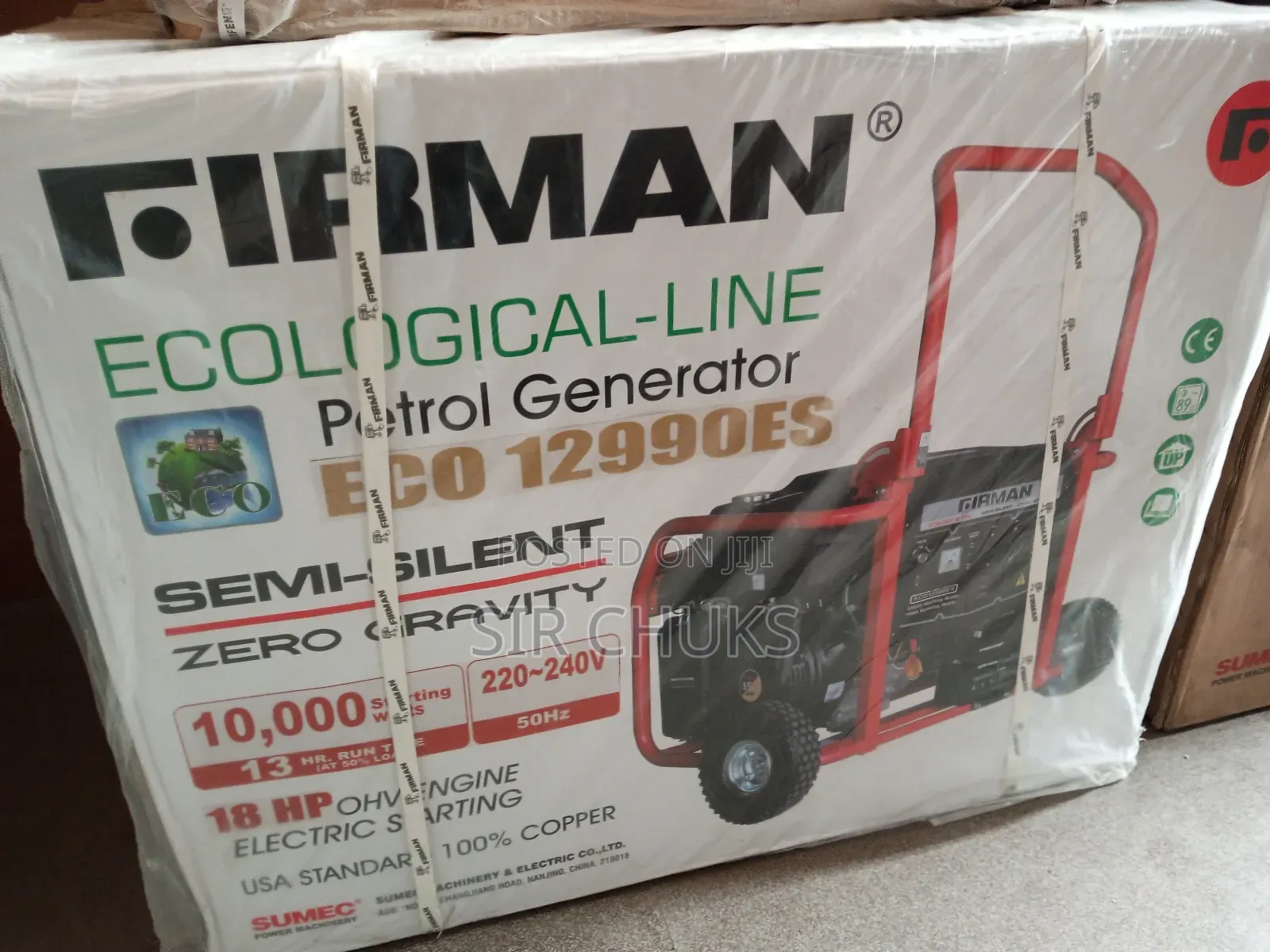 Original Sumec Firman 10kva Eco12990es Pure Copper Coil.