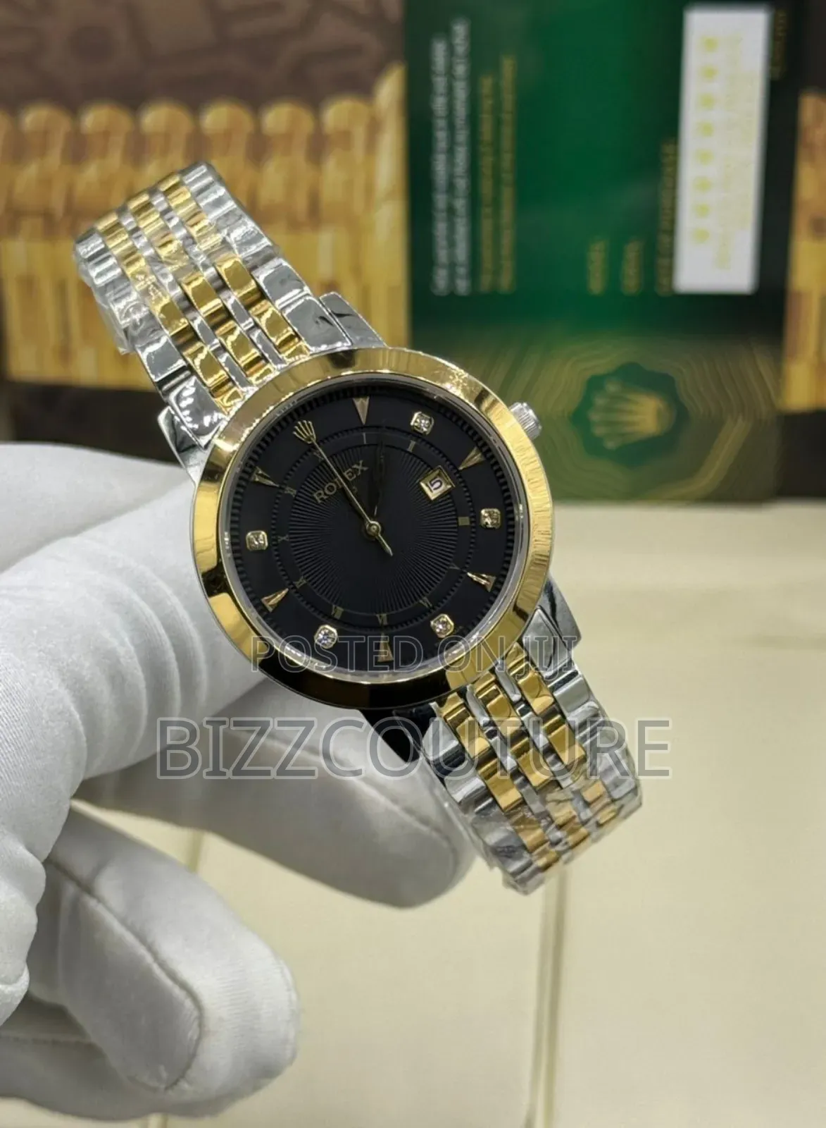 Original Rolex Two-Tone Stainless Steel, Calender, Quartz Watch