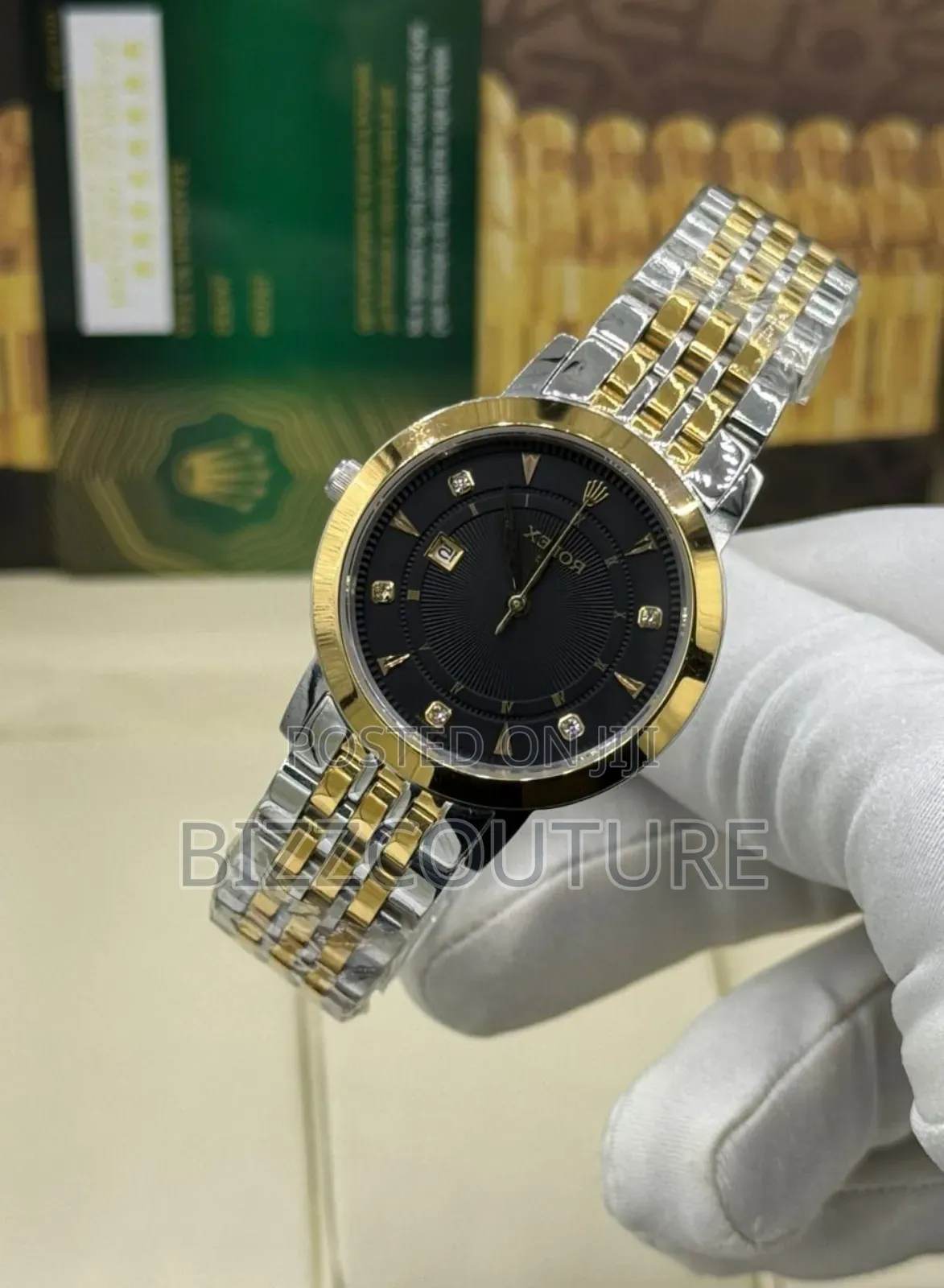 Original Rolex Two-Tone Stainless Steel, Calender, Quartz Watch