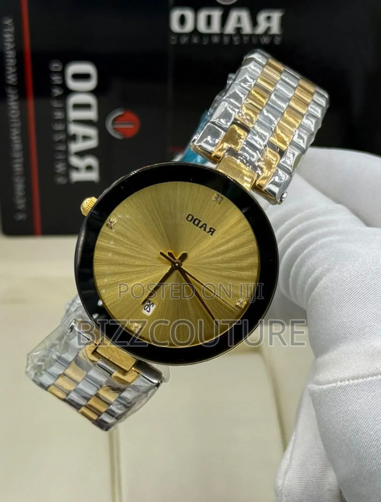Original Rado Two-Tone Stainless Steel, Calendar, Quartz Watch