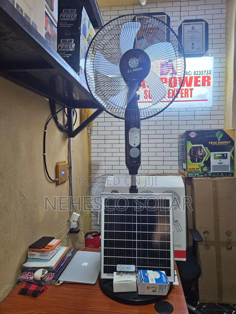 Solar Standing Fan