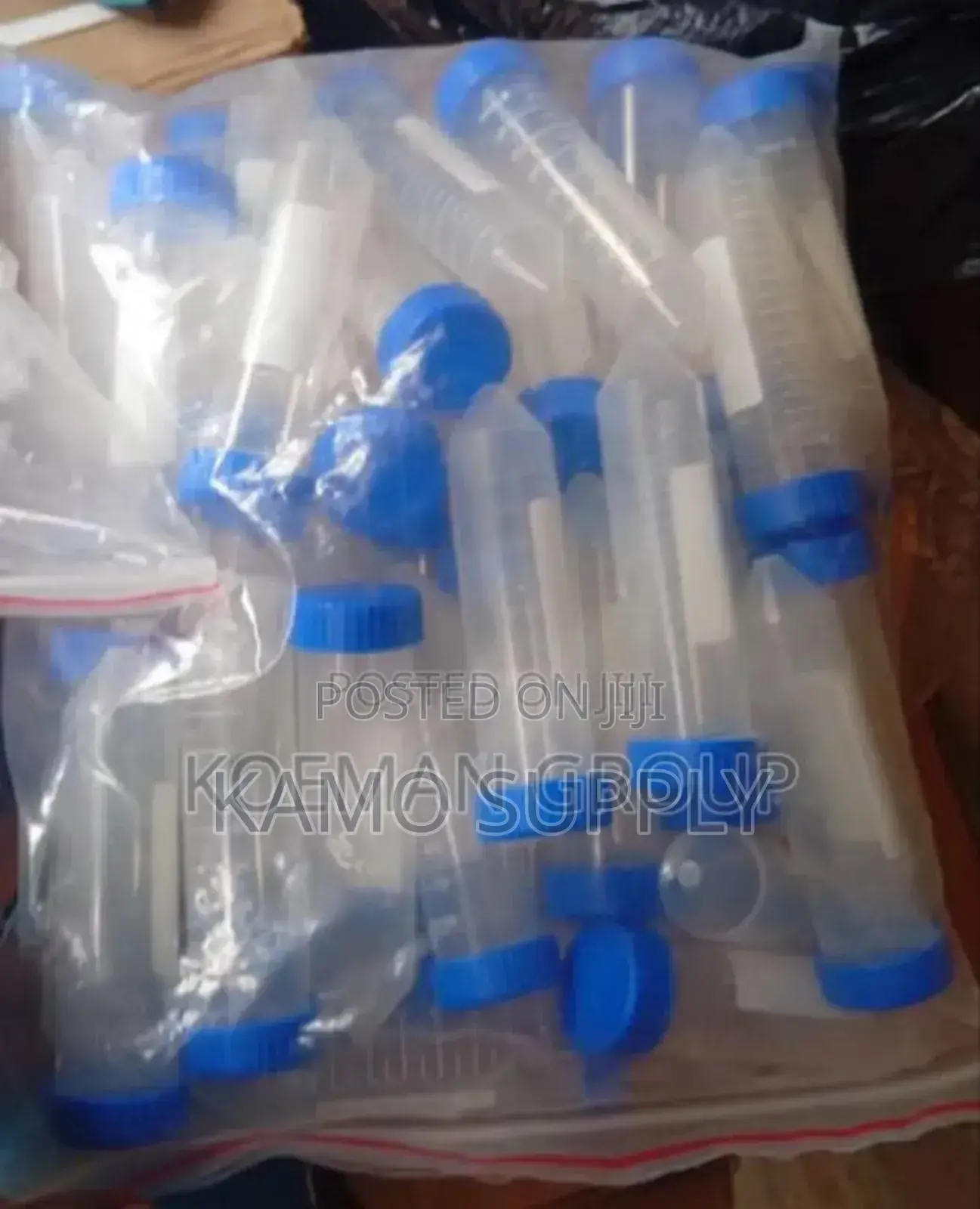 Centrifuge Tubes, Falcon Tubes, Conical Base Tube 50ml. 50pcs/Pack