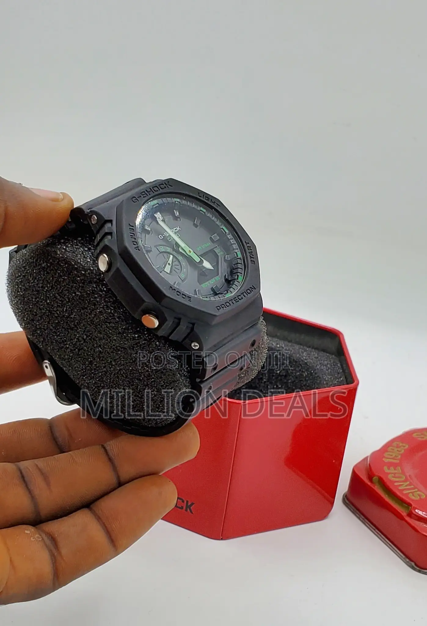 Classic Unique Sport Men’S Black Wrist Watch