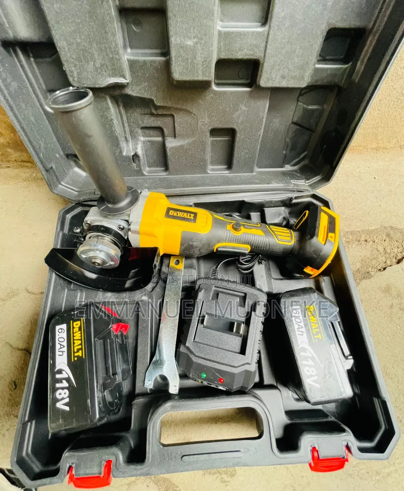 Original Dewalt Battery 4 Inches Angle Grinder Machine