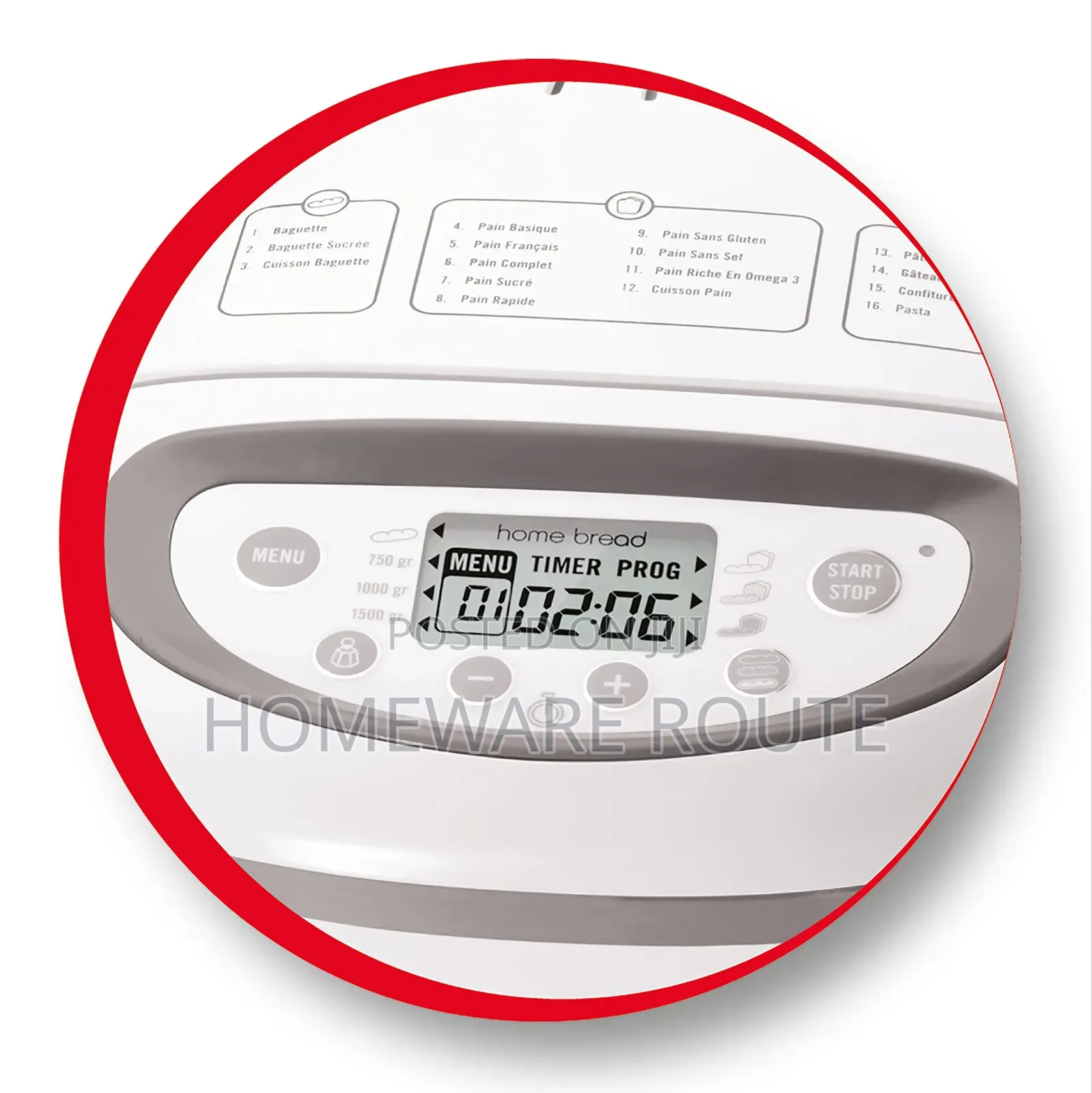 Moulinex Home Breadmaker 1650watts