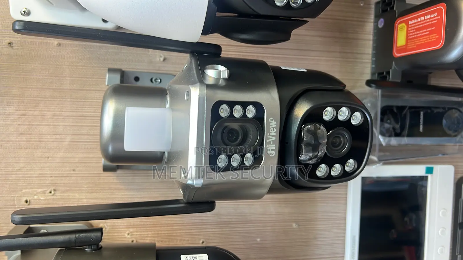 Solar Powered Dual Lens 5mp Camera
