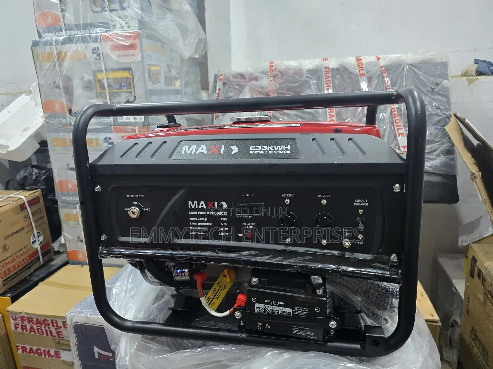 5kva Maxi Petrol Generator 100% Copper Coil Key Start