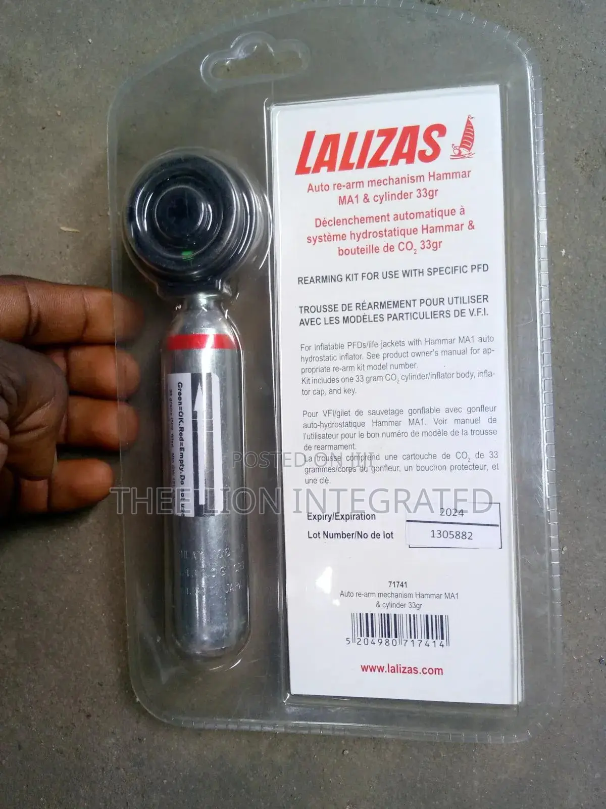 Lalizas Hammar Ma1 Auto Re-arm Kit
