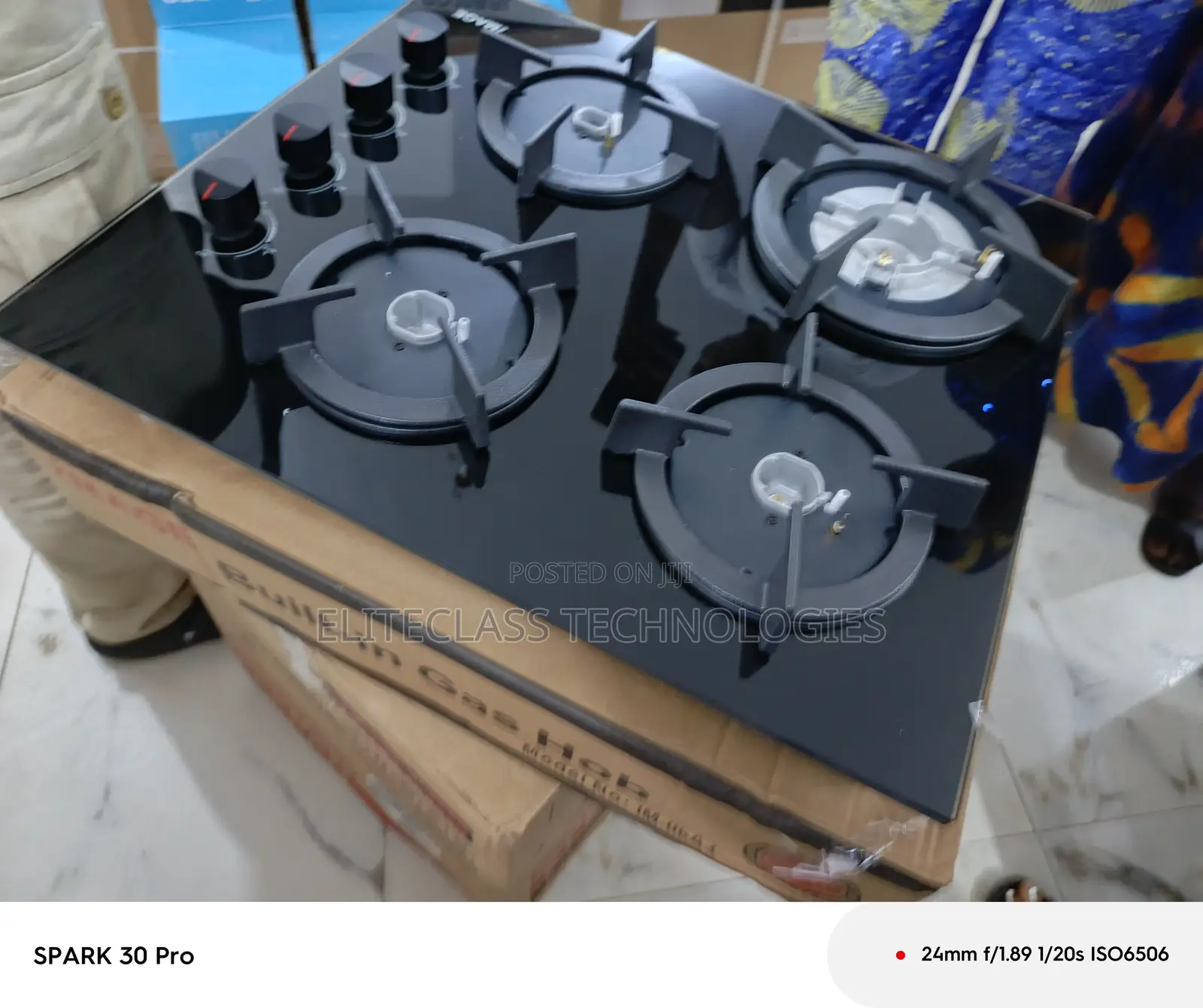 Quadheat Image Inbuilt 4 Gas Burner Hob