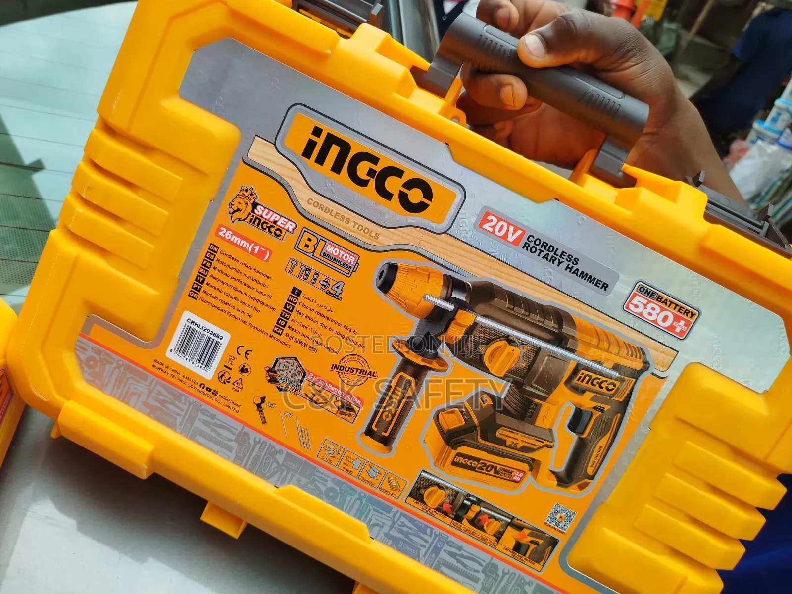 Ingco 20v Cordless Rotary Hammer