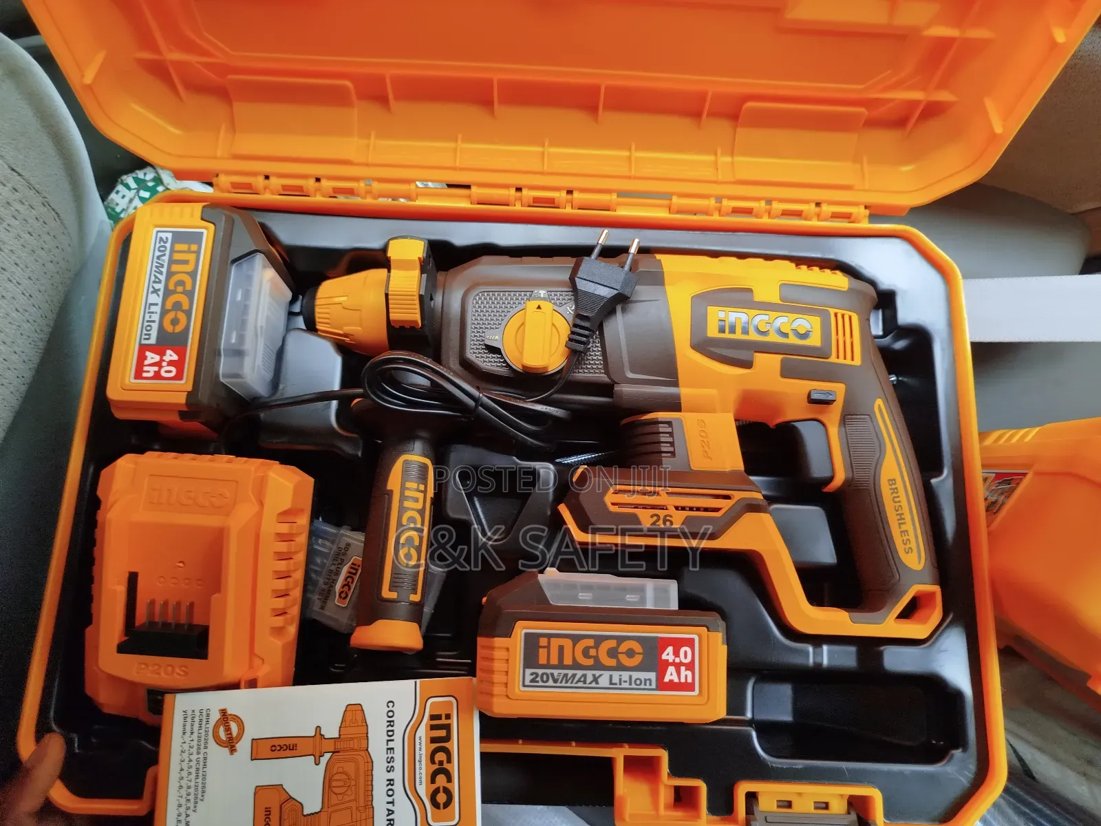 Ingco 20v Cordless Rotary Hammer