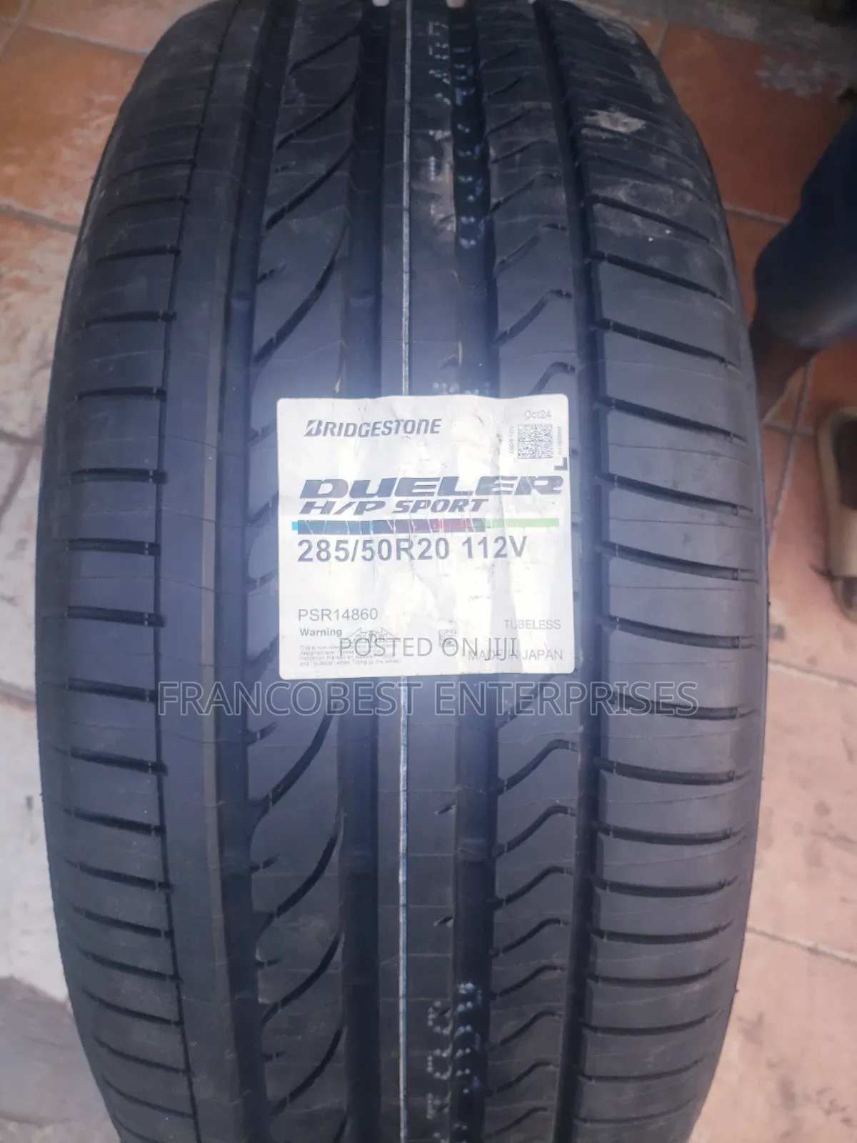 285/50r20 Bridgestone Tyre