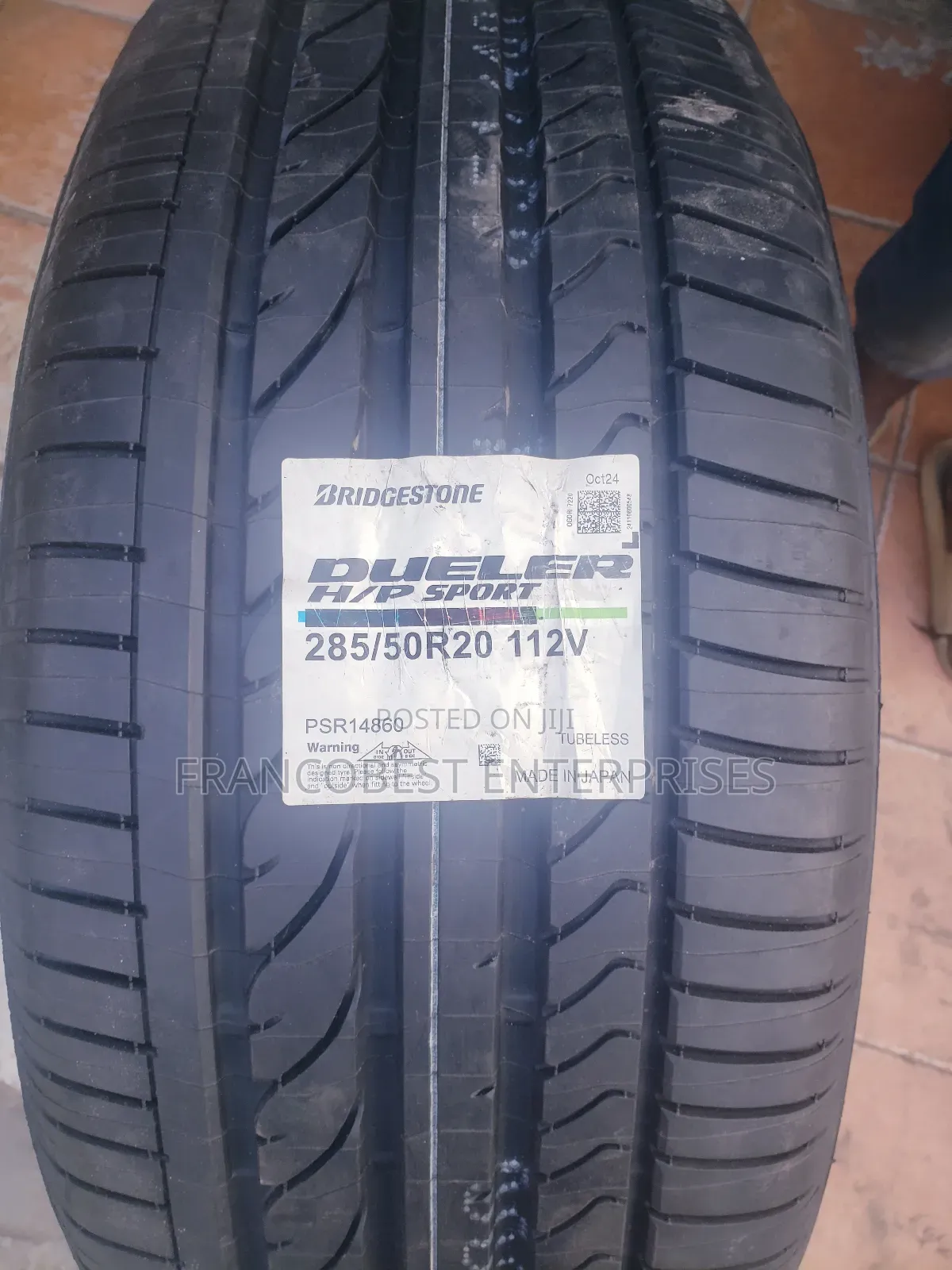 285/50r20 Bridgestone Tyre