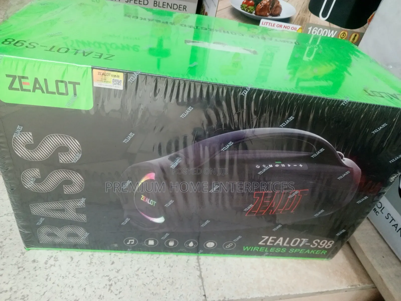 Zealot S98 High Power Bluetooth Speaker160w 36000mah Battery