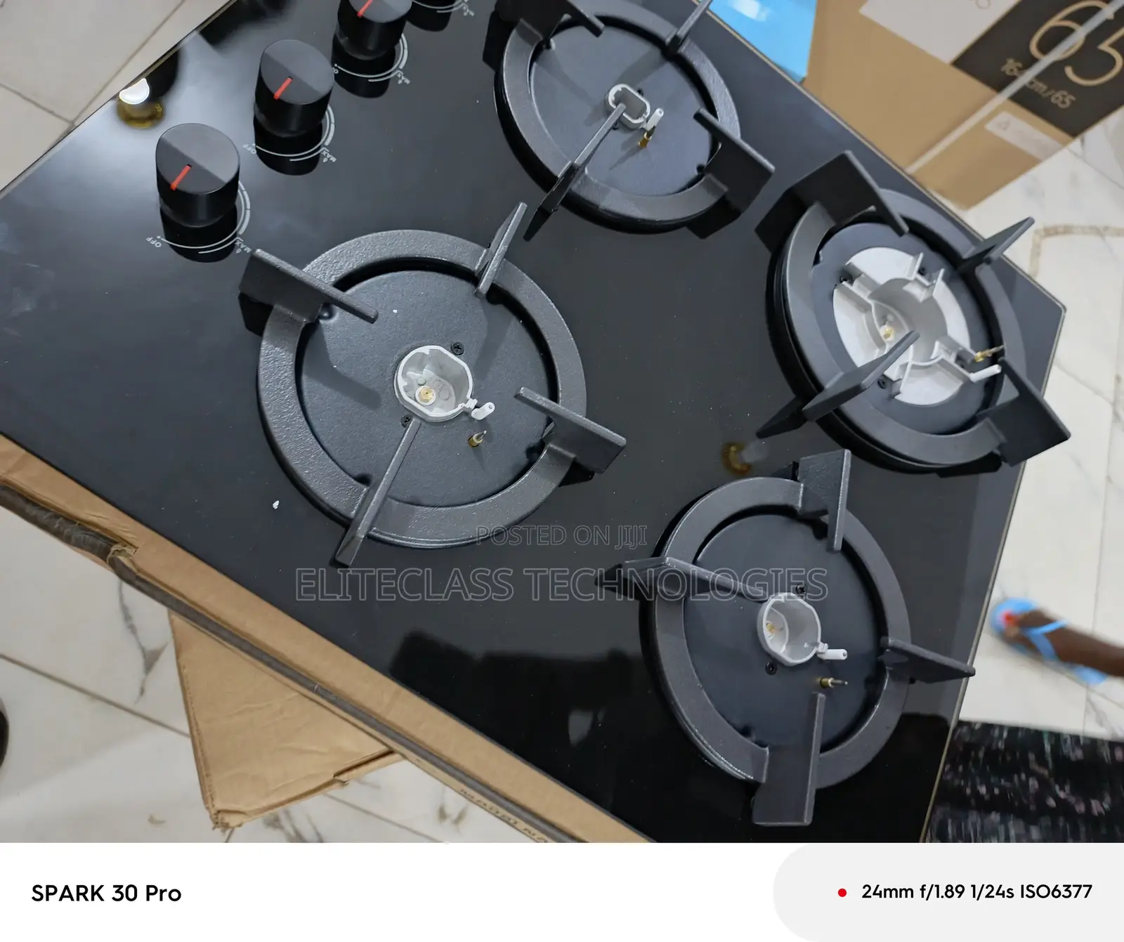Flameplus Image Inbuilt 4 Gas Burner Hob.