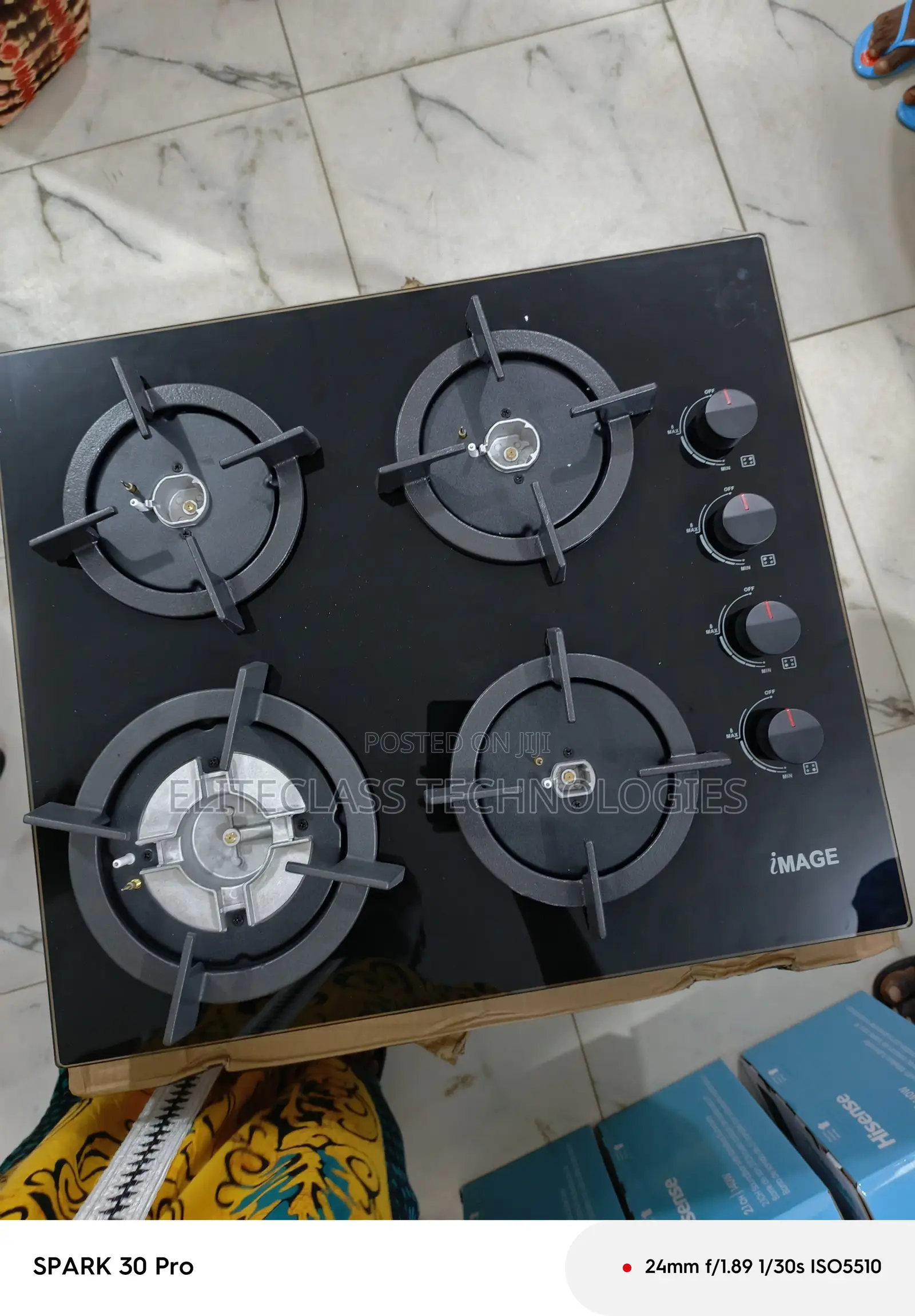 Firetop Image Inbuilt 4 Gas Burner Hob