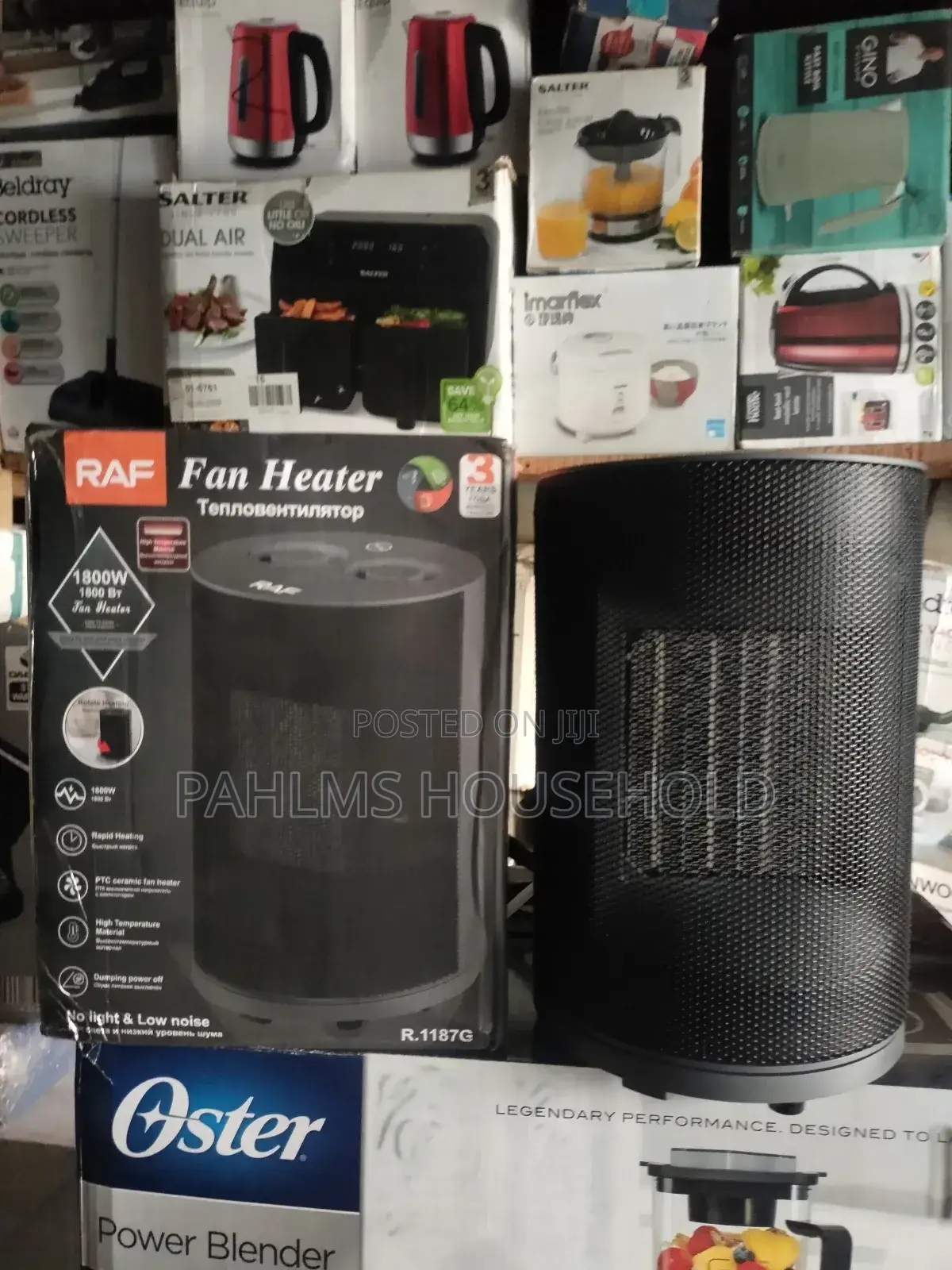 Oscillating Portable Room Heater