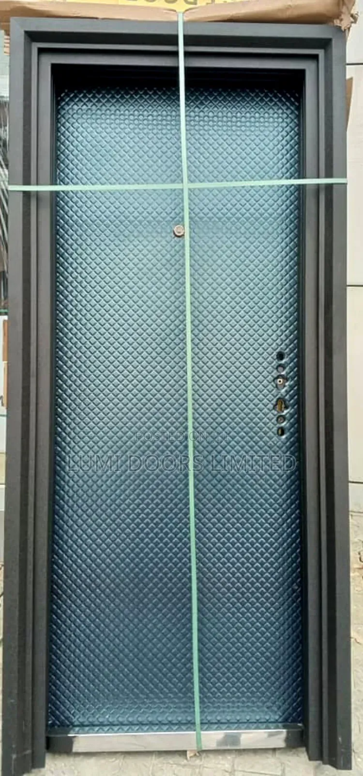Black Security Steel Door/ Extra Height Door