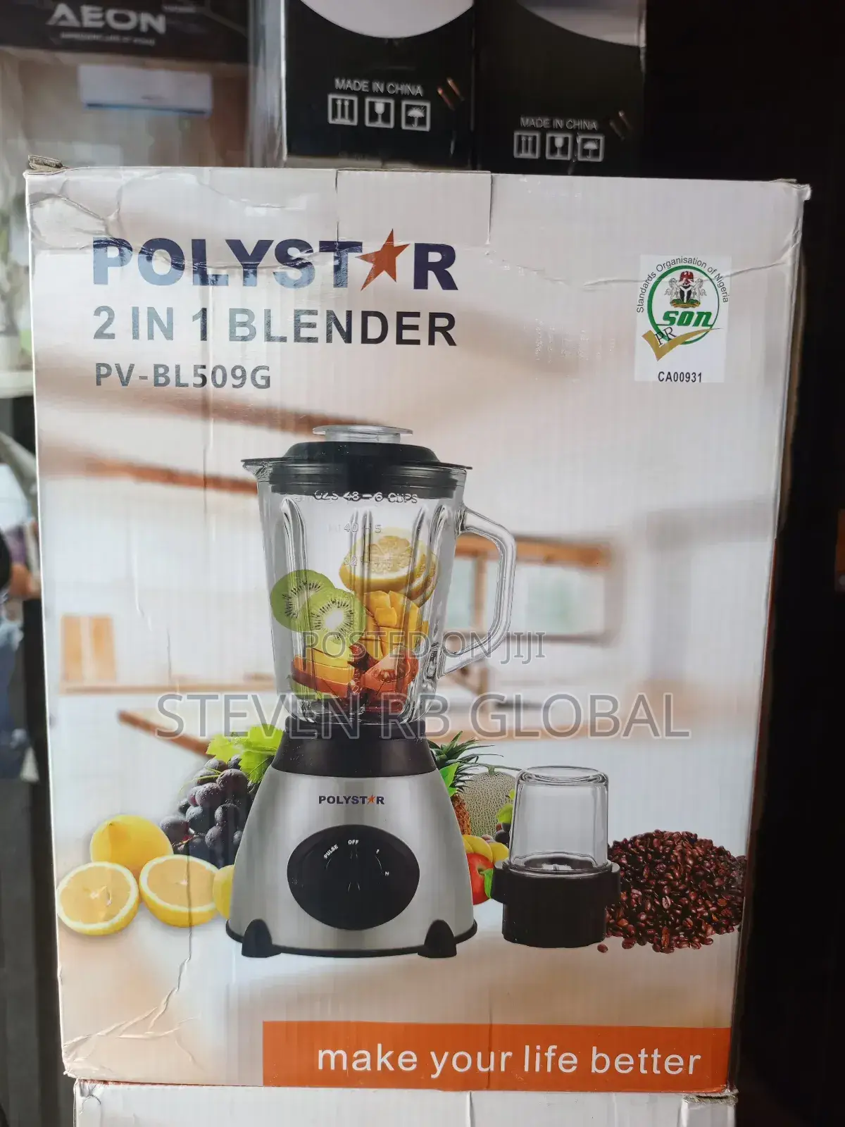 Polystar 2 in 1 Blender Pv-Bl509g