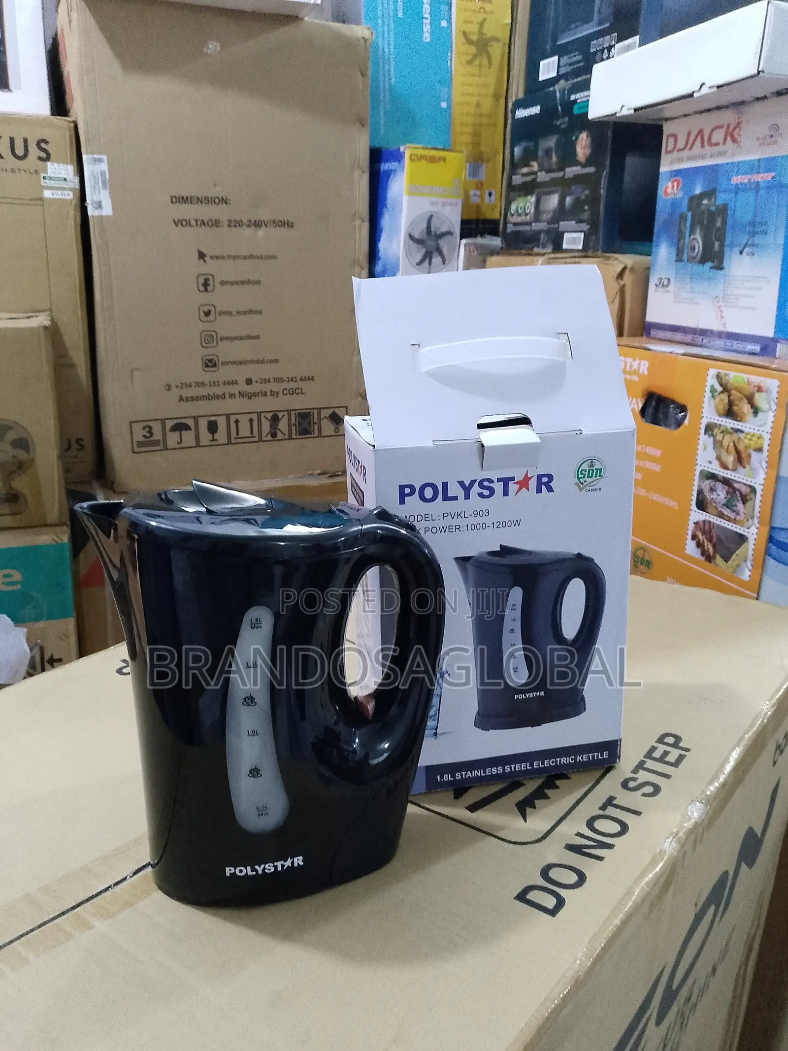 Polystar PVKL-903 – 1.8 Litre Electric Kettle