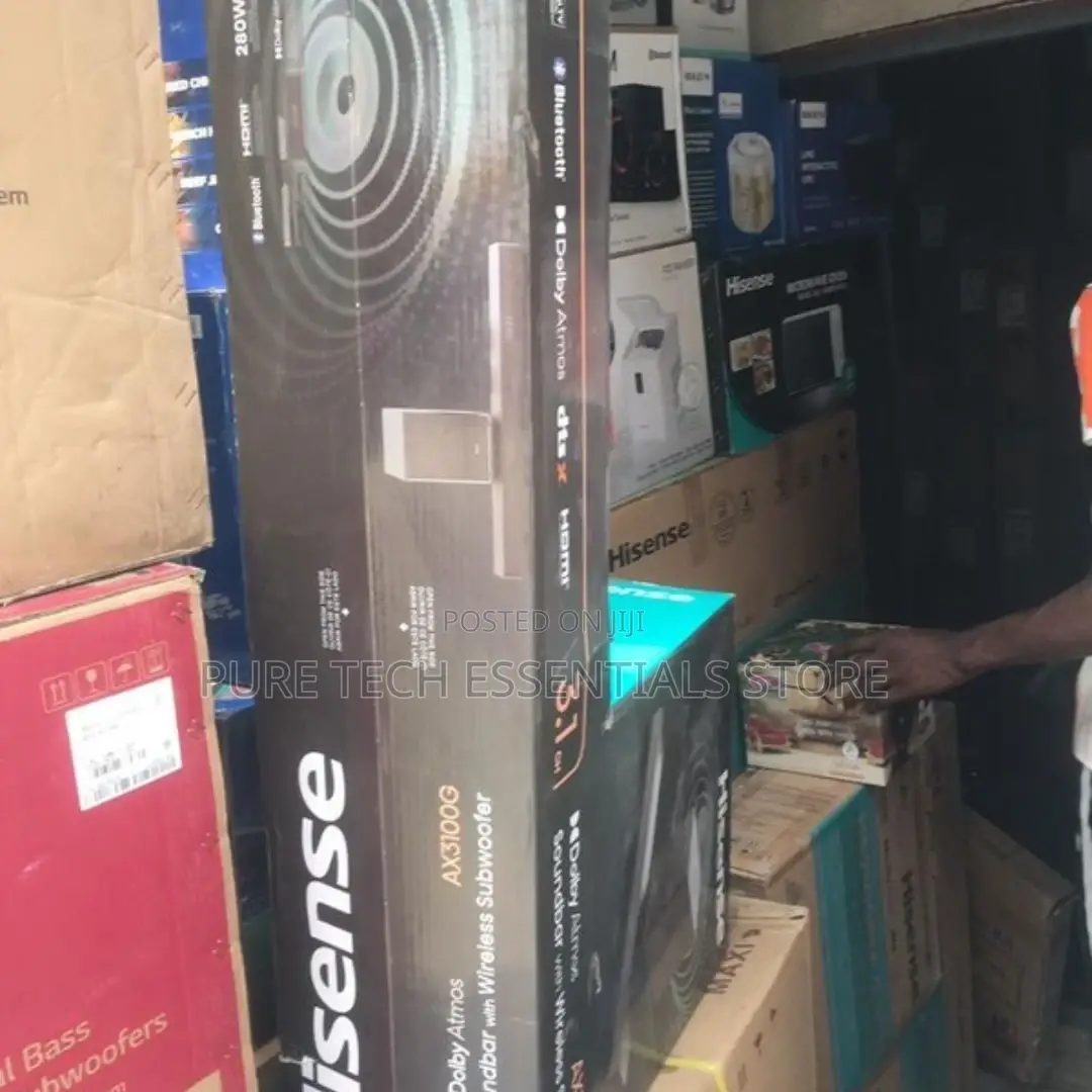 New Hisense 280watt Sound Bar Subwoofer